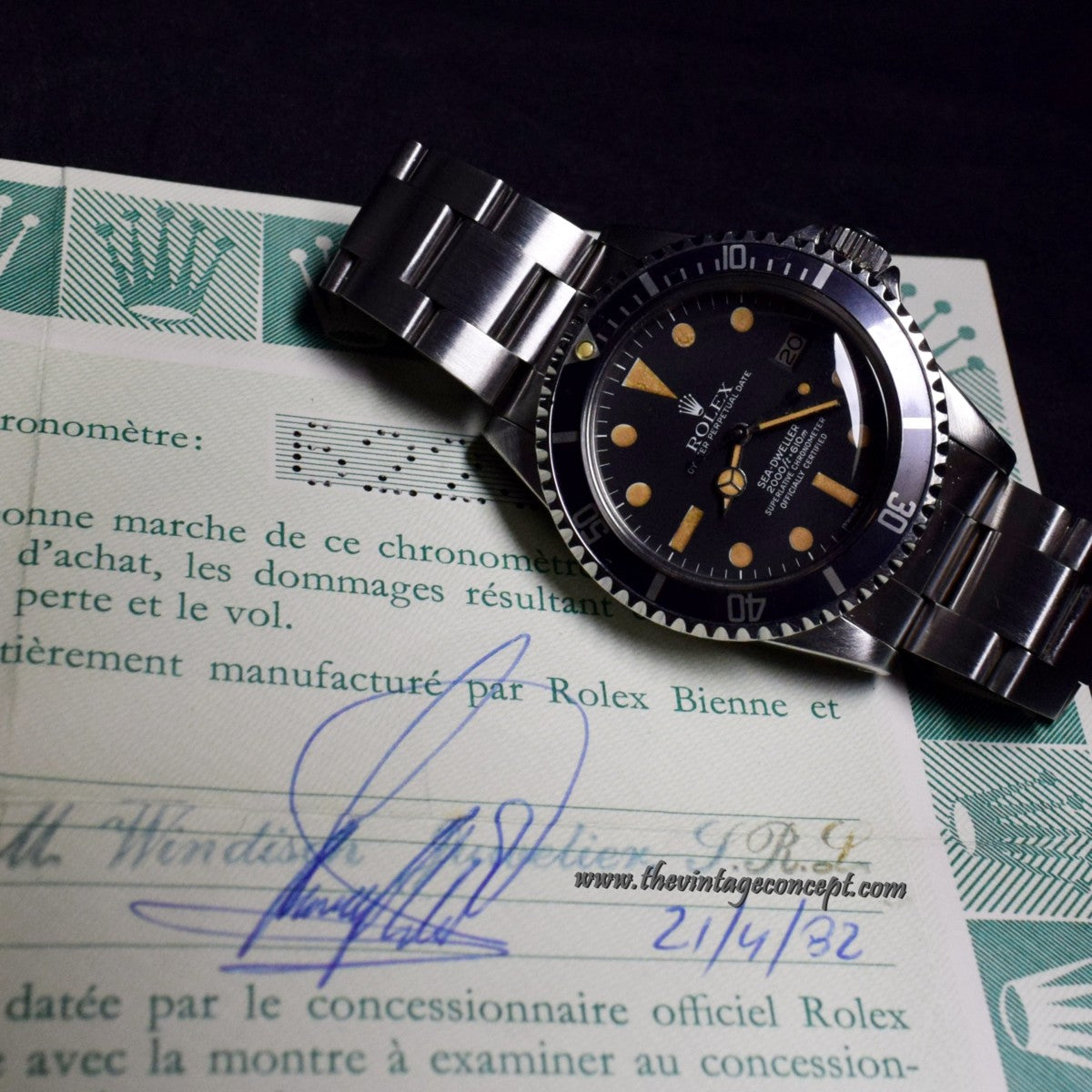 Rolex Sea-Dweller 1665 w/ Original Punched Paper (SOLD)