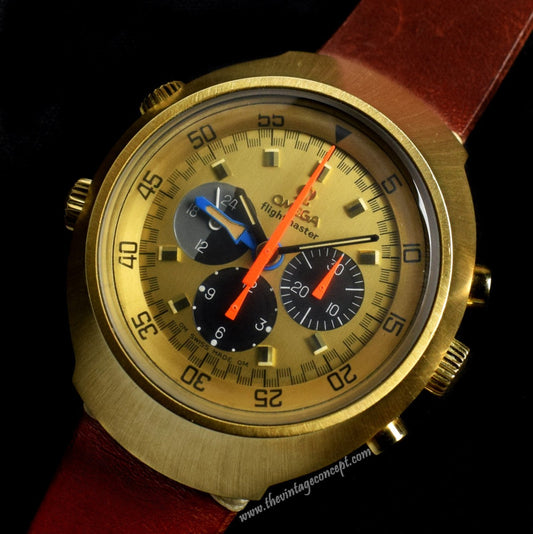 Rare Omega Flightmaster 18K YG BA145.013 w/ Archive Full Report (SOLD)