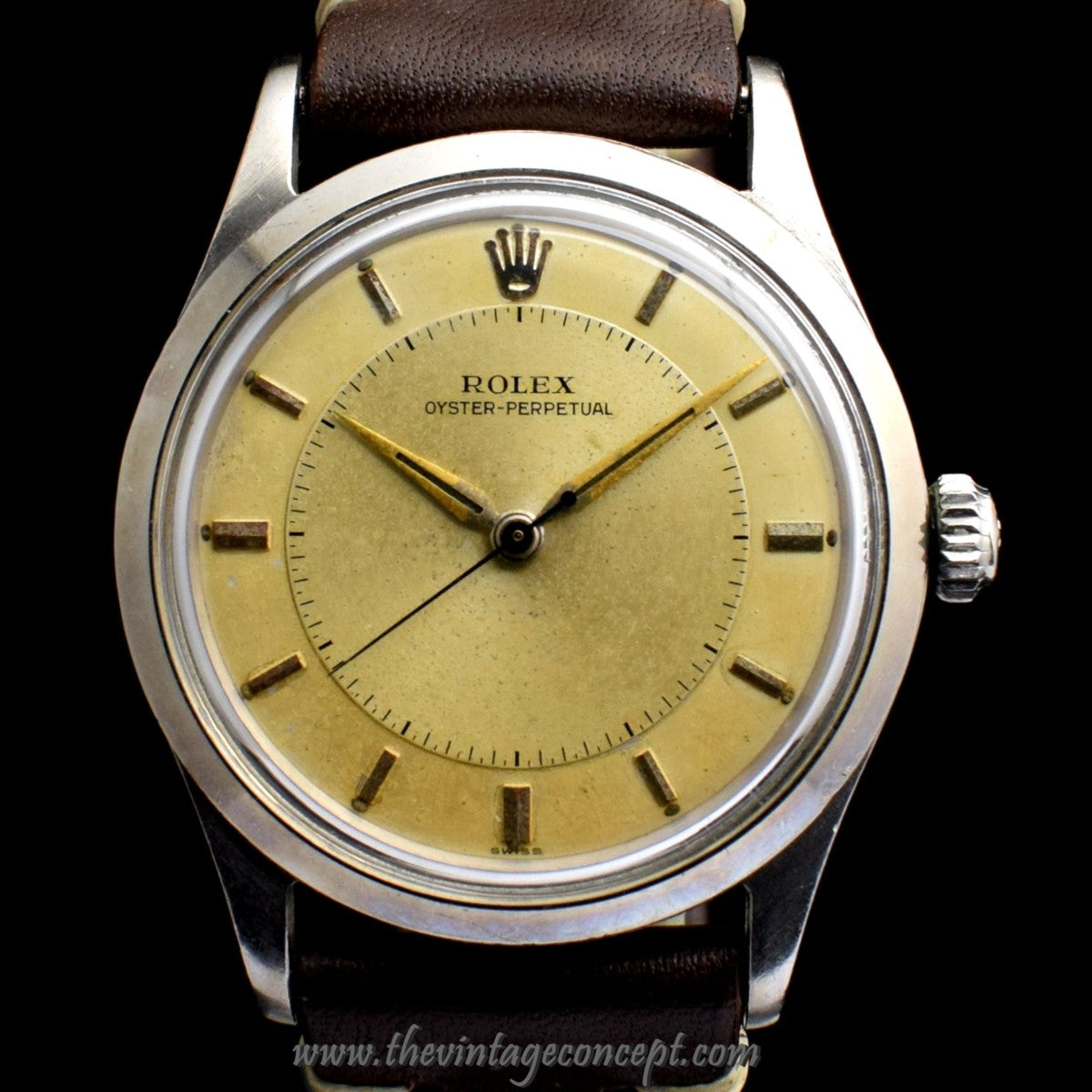 Rolex Oyster Perpetual Golden Bull Eye Dial 6532 (SOLD)