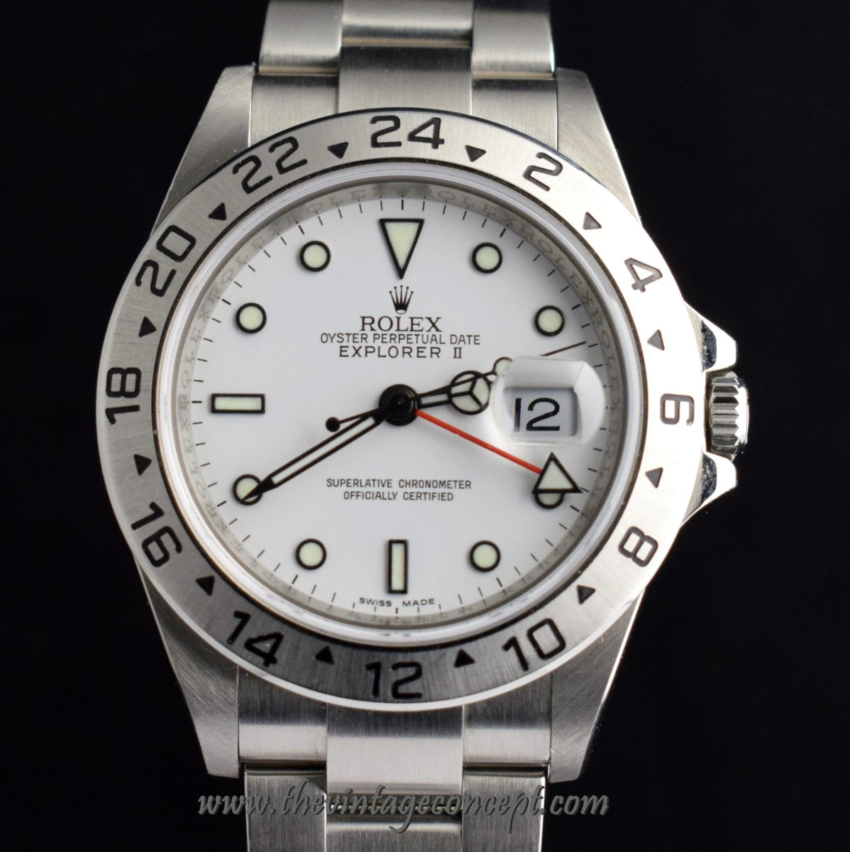 Rolex Explorer II White Dial 16570 w/ Original Card (SOLD)