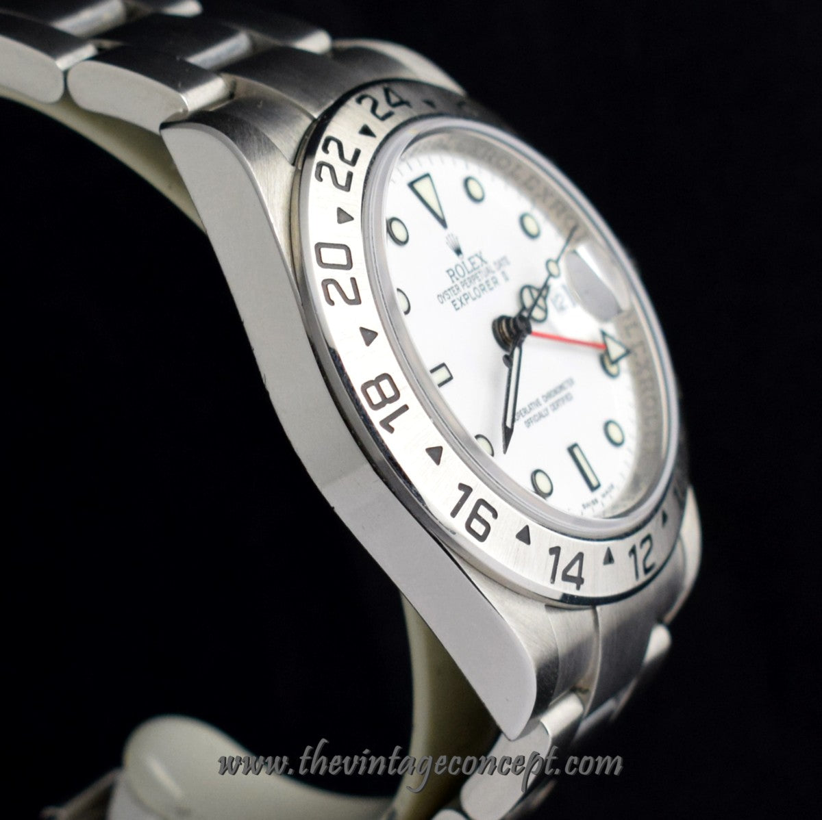 Rolex Explorer II White Dial 16570 w/ Original Card (SOLD)