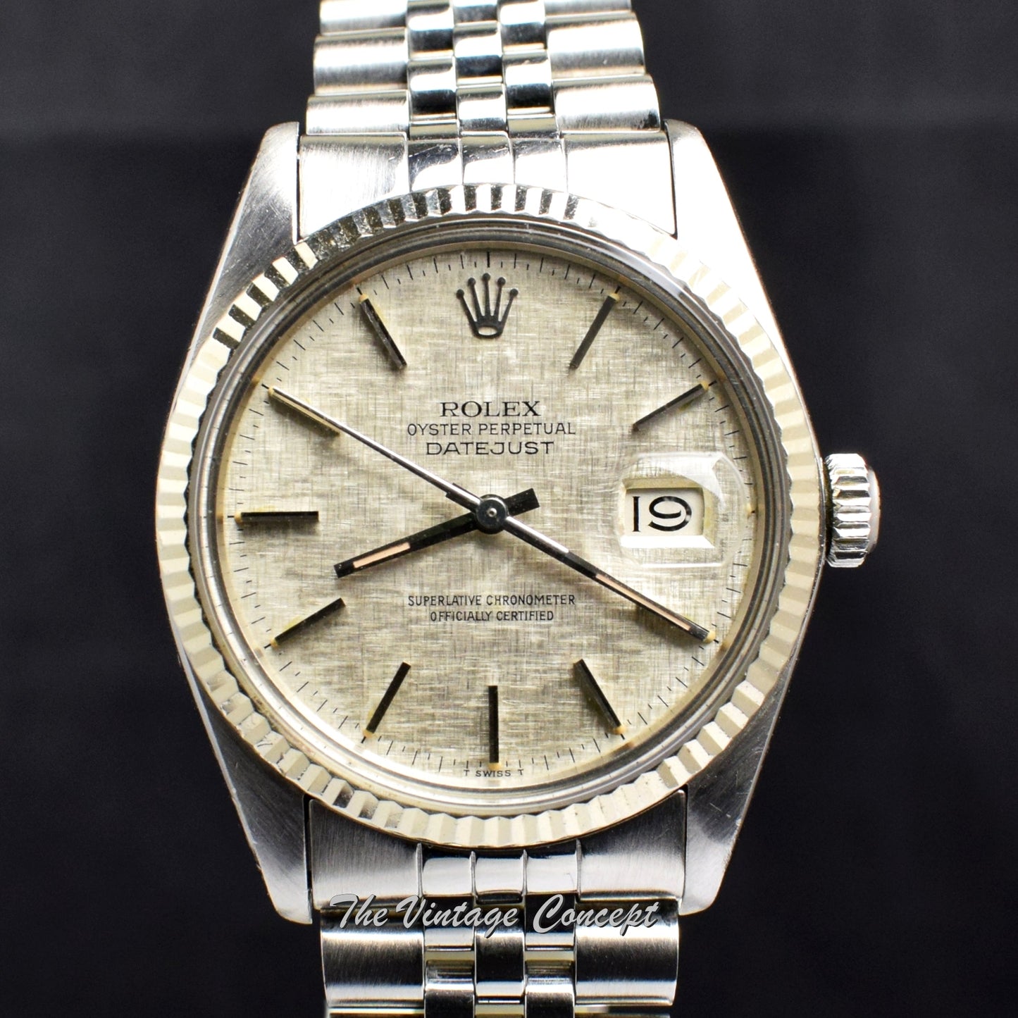 Rolex Datejust Linen Dial 16014 (SOLD)