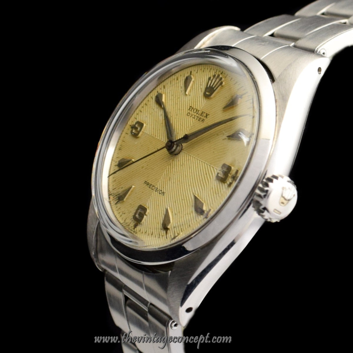 Rolex Oyster Cream Chevron Dial 6422  (SOLD)