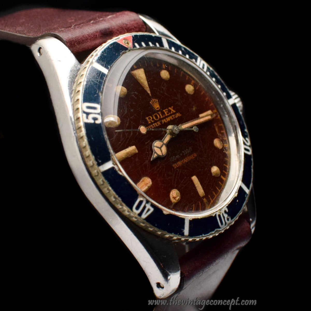 Rolex Submariner Tropical Gilt Dial 6536/1 (SOLD)