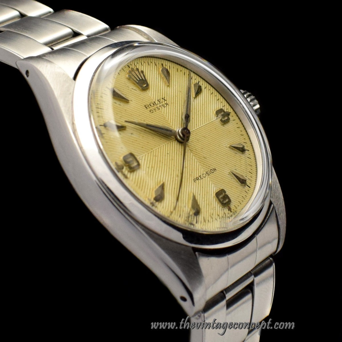 Rolex Oyster Cream Chevron Dial 6422  (SOLD)