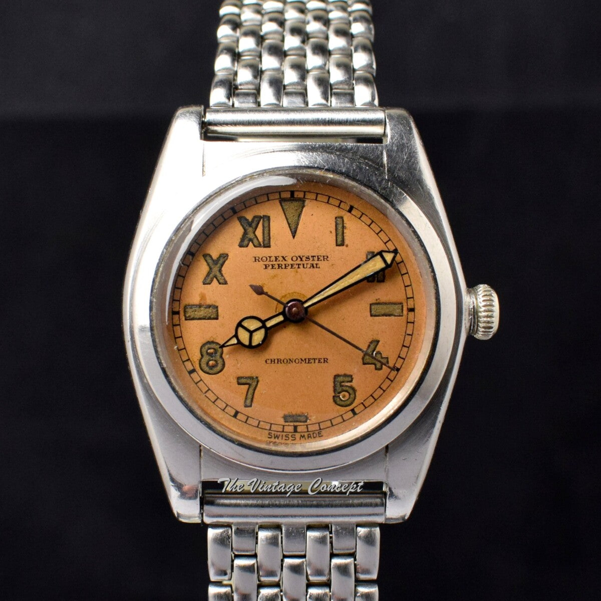 Rolex Bubbleback Salmon California Dial 2940 (SOLD)