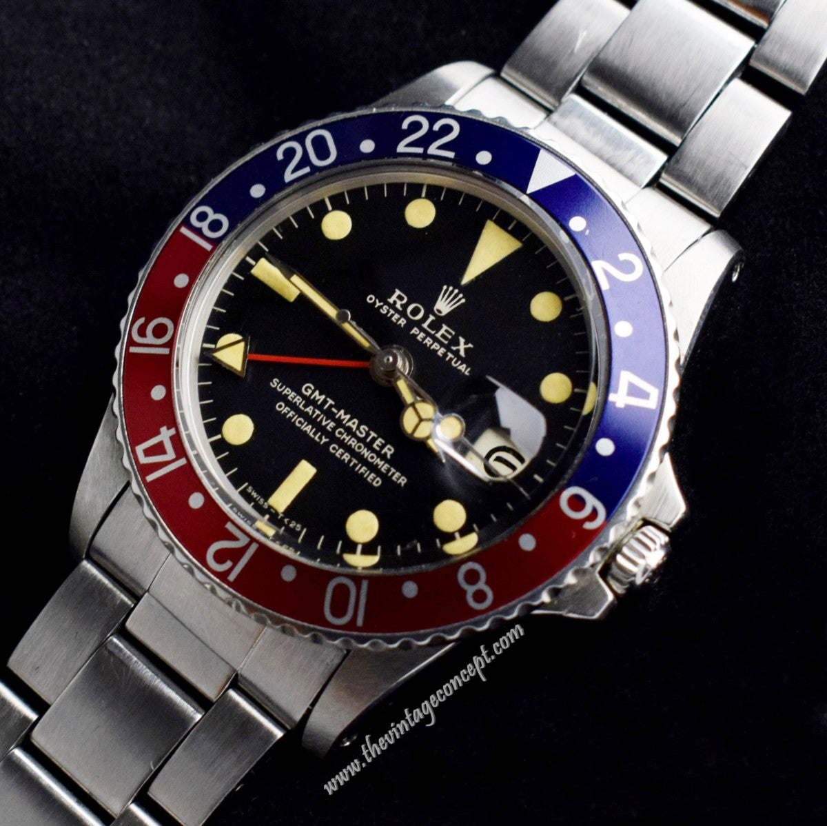 Rolex GMT Master "Long E" 1675 w/ Service Paper (SOLD)