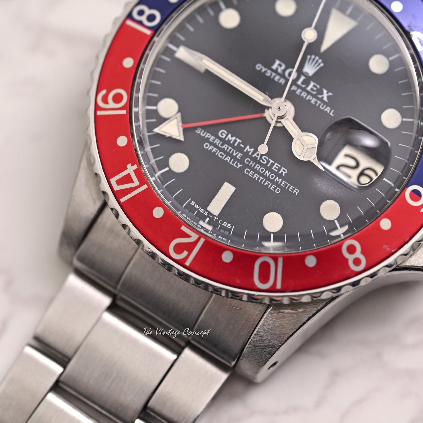 Rolex Steel GMT-Master “Pepsi” Matte Dial w/ Bracelet Ref. 1675