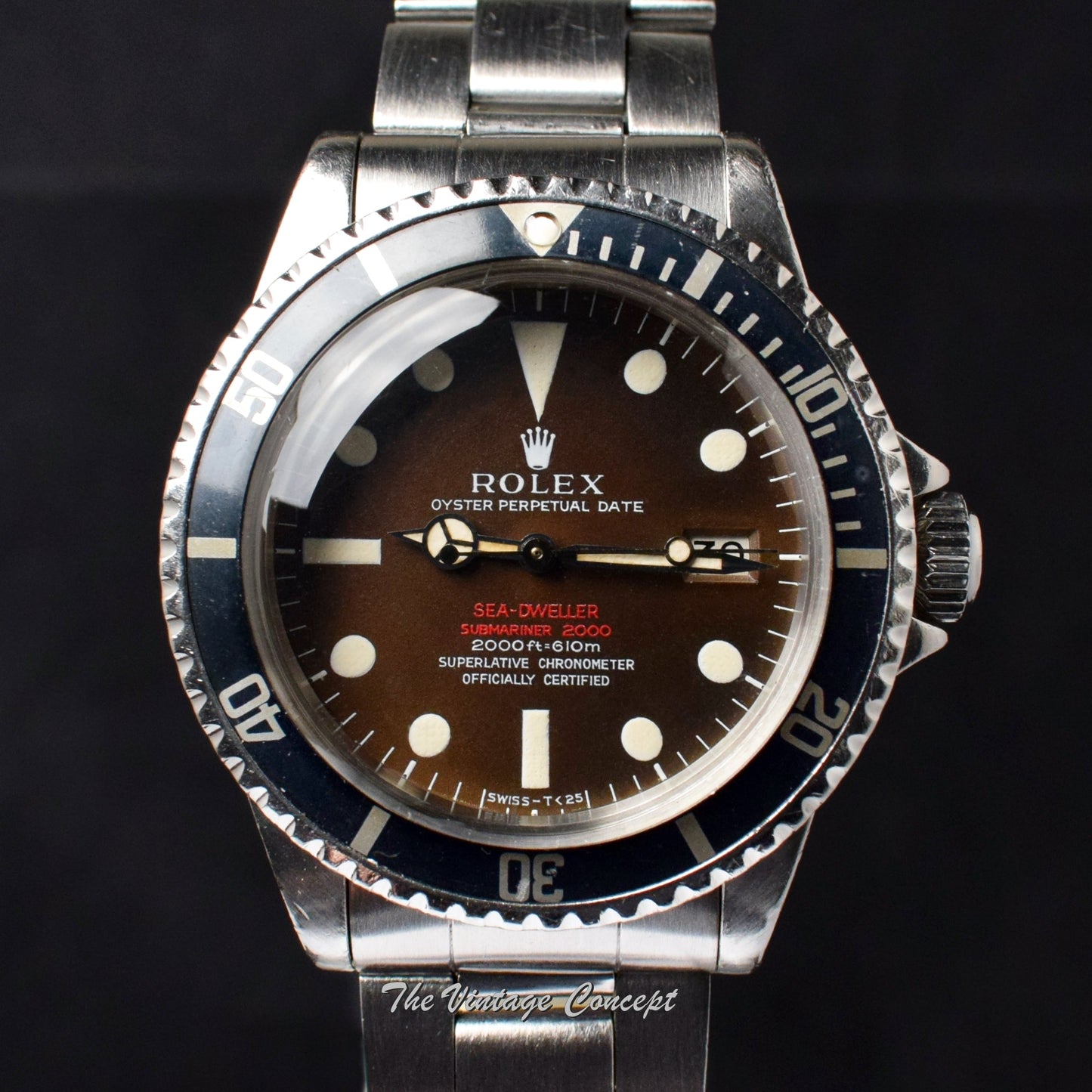 Rolex Double Red Sea-Dweller Tropical Dial 1665 (SOLD)