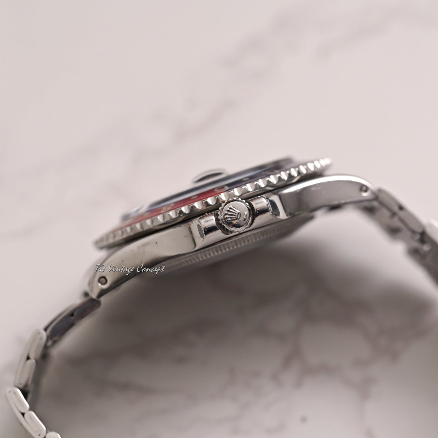 Rolex Steel GMT-Master “Pepsi” Matte Dial w/ Bracelet Ref. 1675