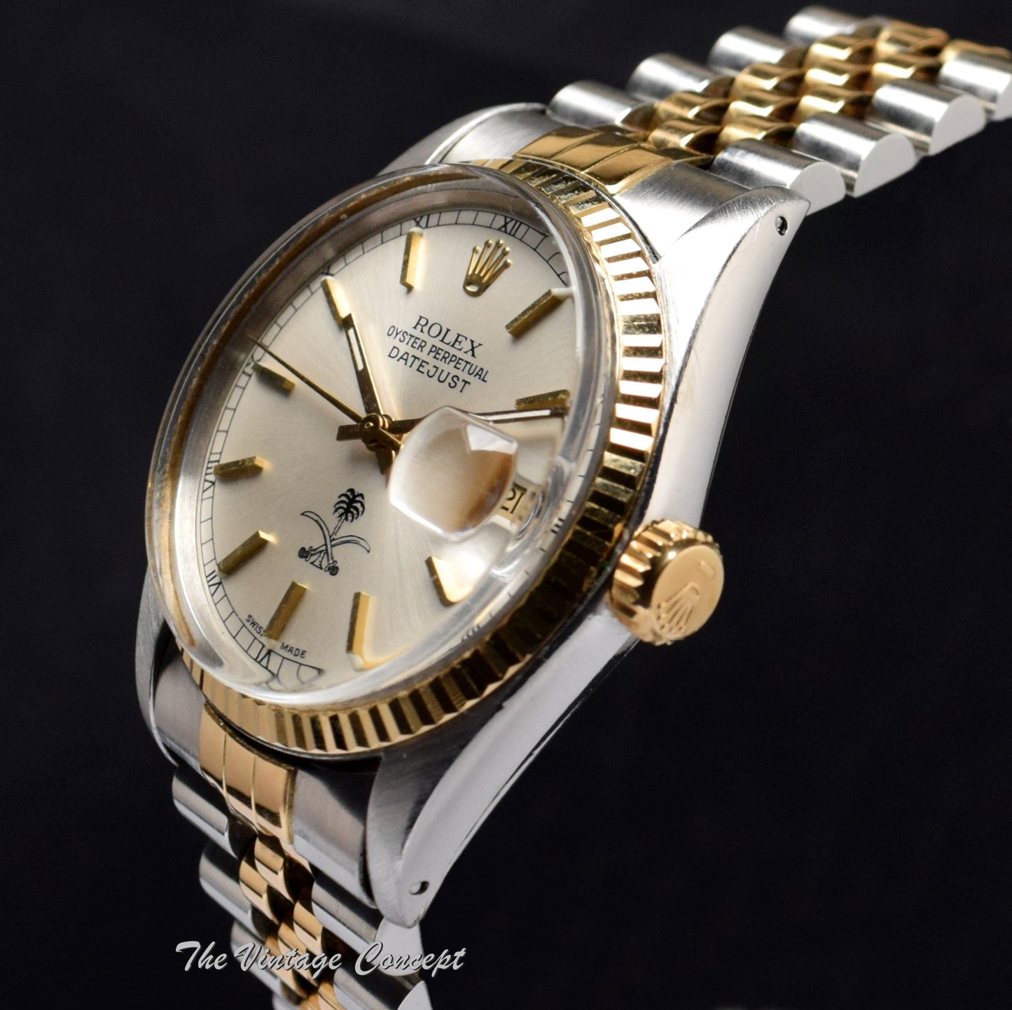 Rolex Datejust Two-Tones Saudi Arabia Logo 16013  (SOLD)