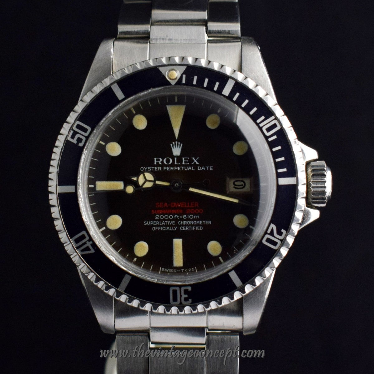 Rolex Double Red Sea-Dweller Tropical Dial 1665 (SOLD)