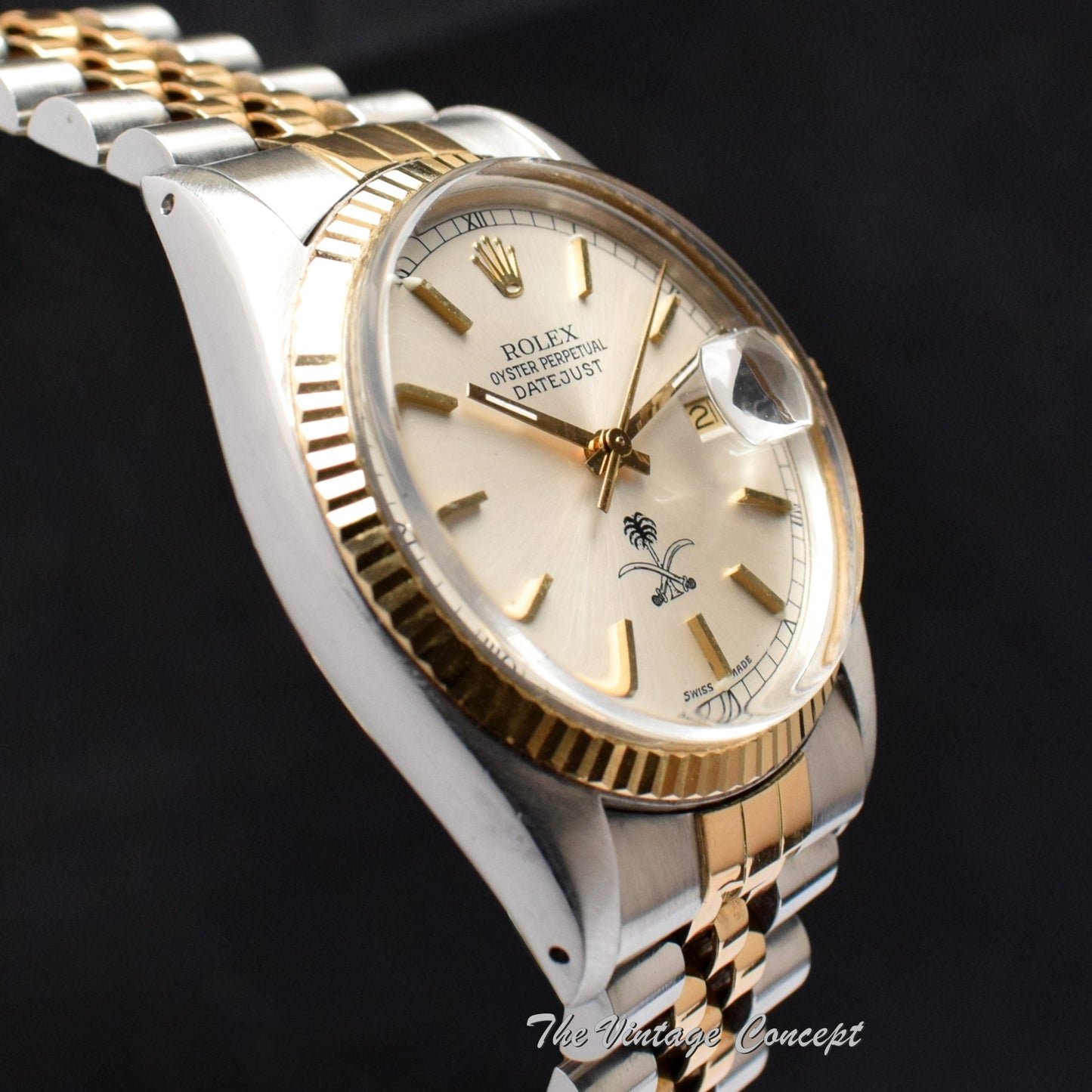 Rolex Datejust Two-Tones Saudi Arabia Logo 16013  (SOLD)