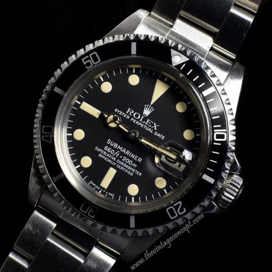 Rolex Submariner Matte Dial 1680 w/ Service Paper (SOLD)