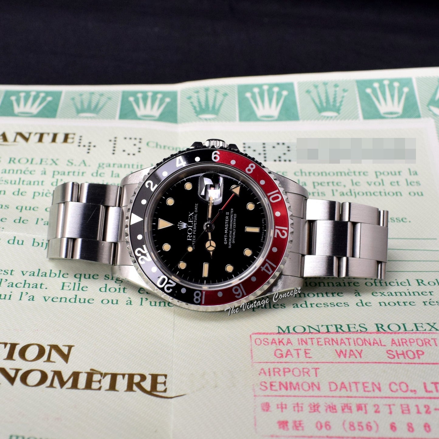 Rolex GMT-Master II Coke Creamy 16710 w/ Original Paper (SOLD)