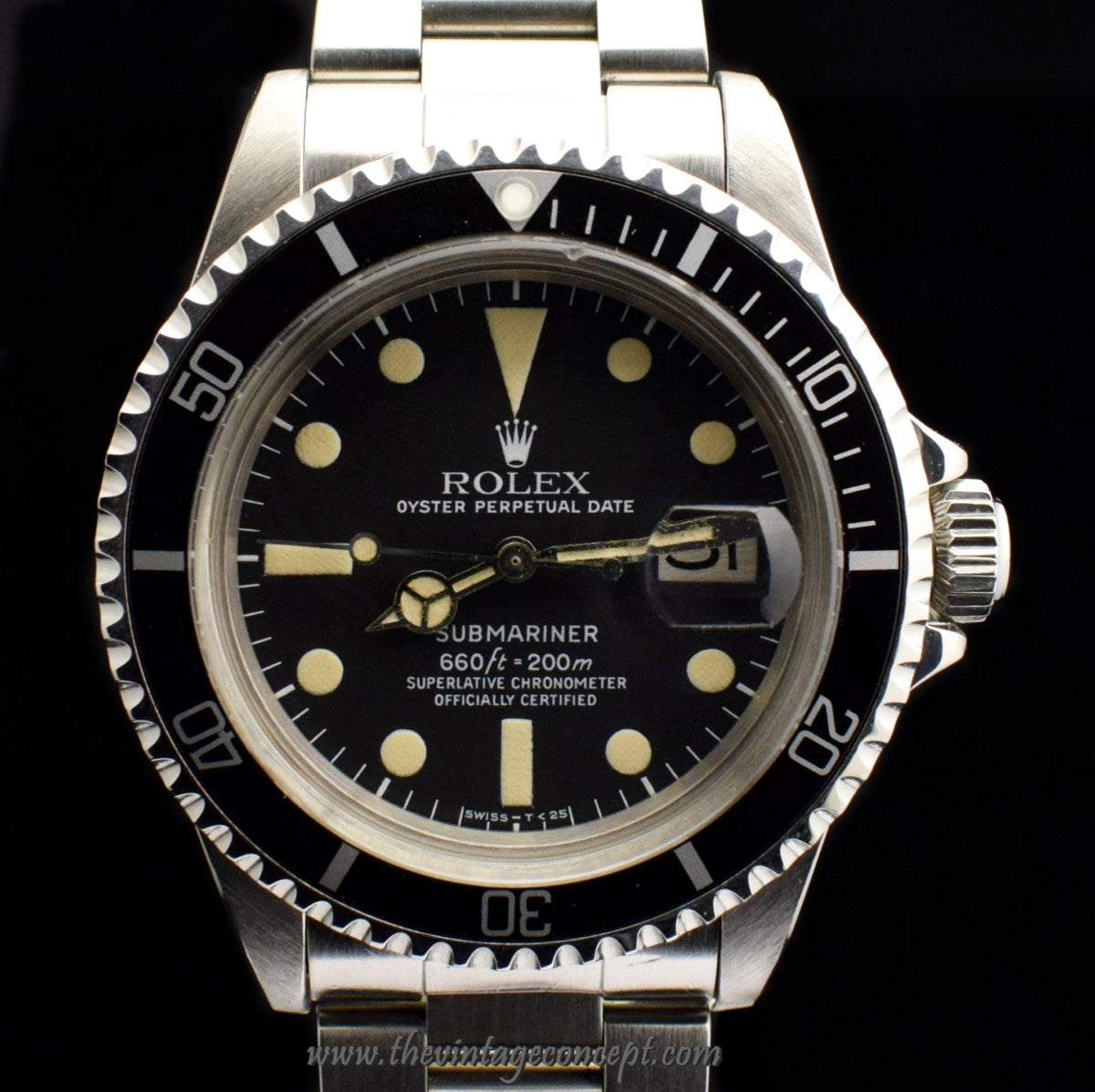 Rolex Submariner Matte Dial 1680 w/ Service Paper (SOLD)