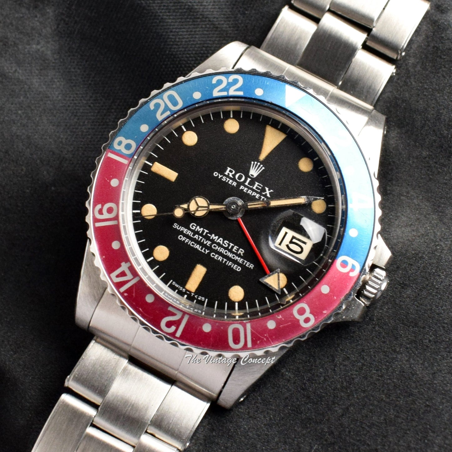 Rolex GMT-Master Matte Dial “Long E” 1675 (SOLD)