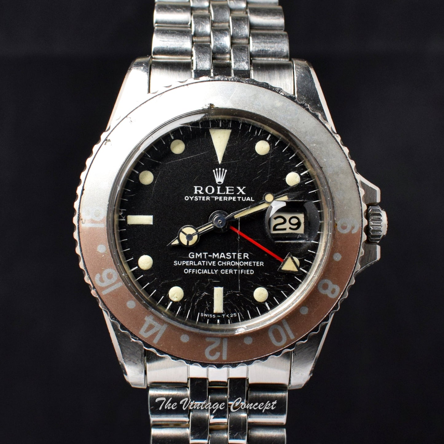 Rolex GMT-Master Unpolished Case Matte Dial “Long E” 1675 (Full Set) (SOLD)