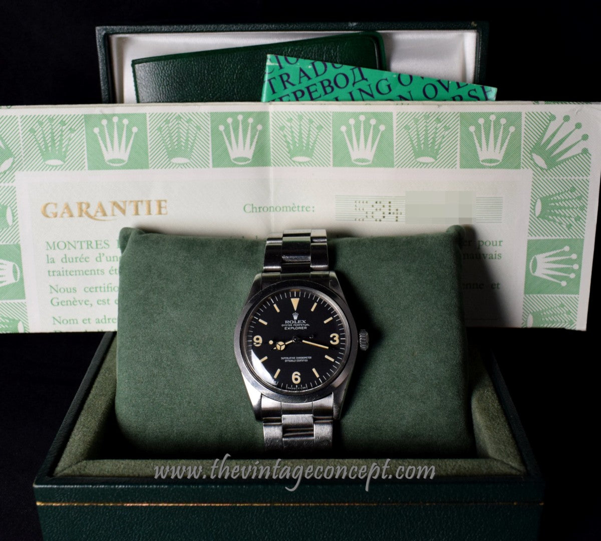 Rolex Explorer Matte Dial 1016 (Box Set) (SOLD)