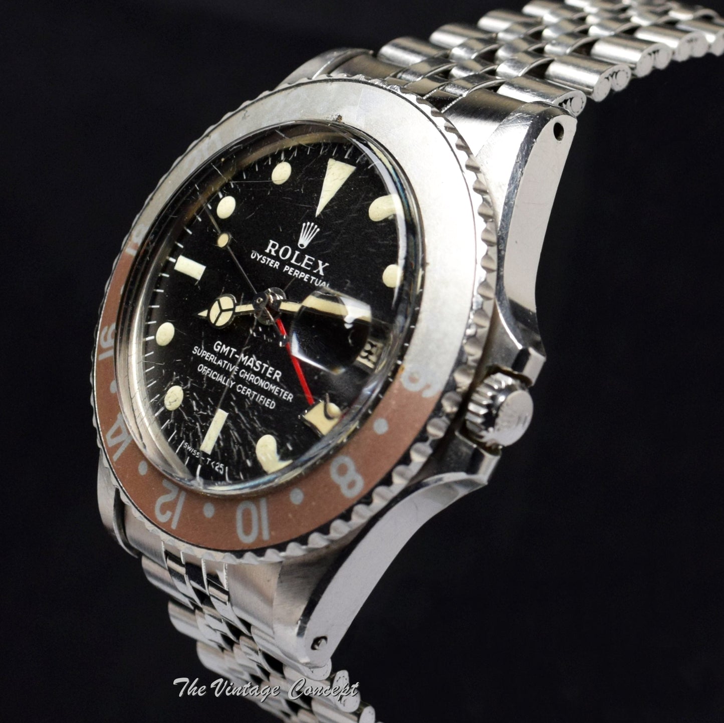 Rolex GMT-Master Unpolished Case Matte Dial “Long E” 1675 (Full Set) (SOLD)