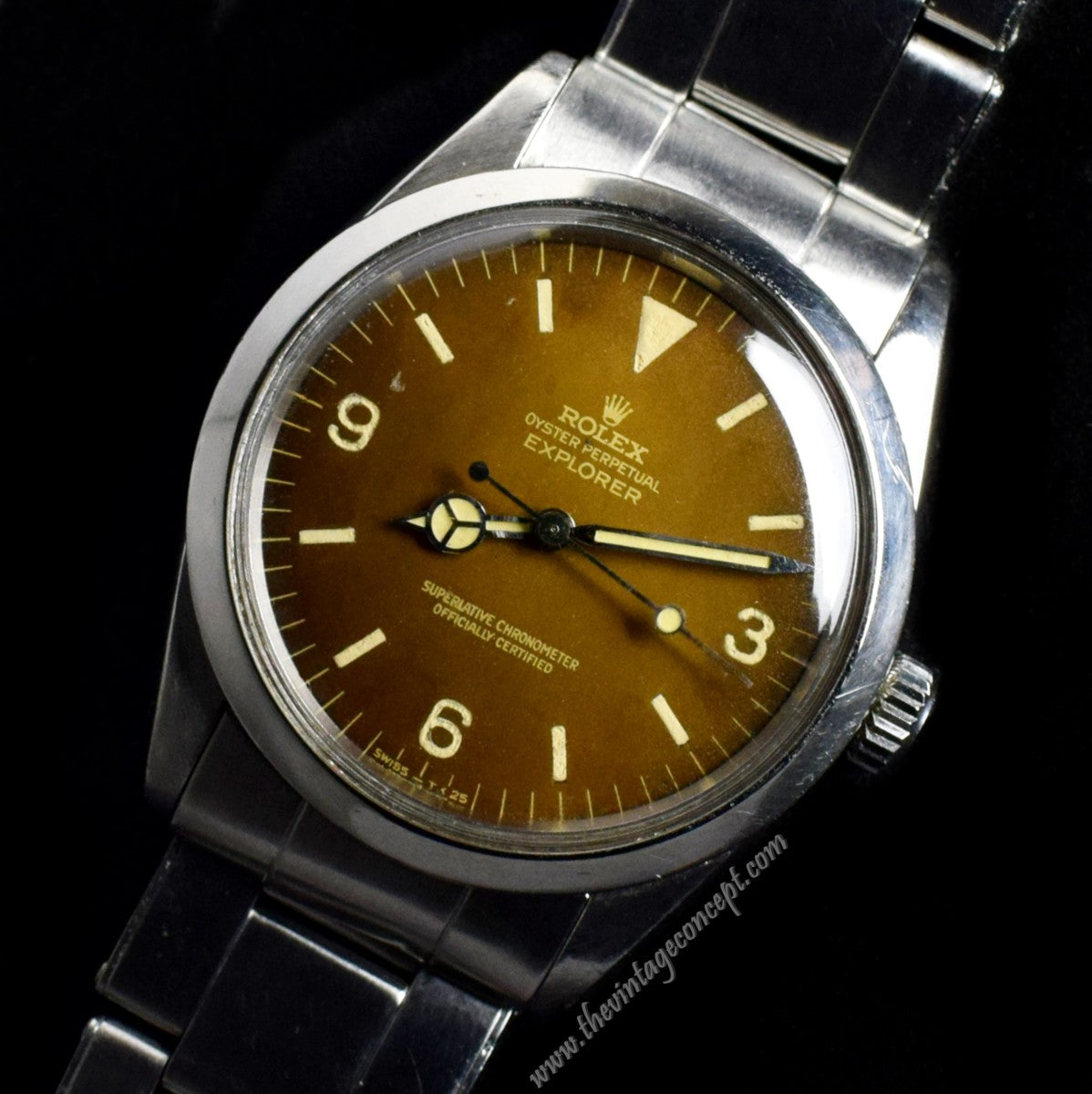 Rolex Explorer Tropical Gilt Dial 1016 (SOLD)