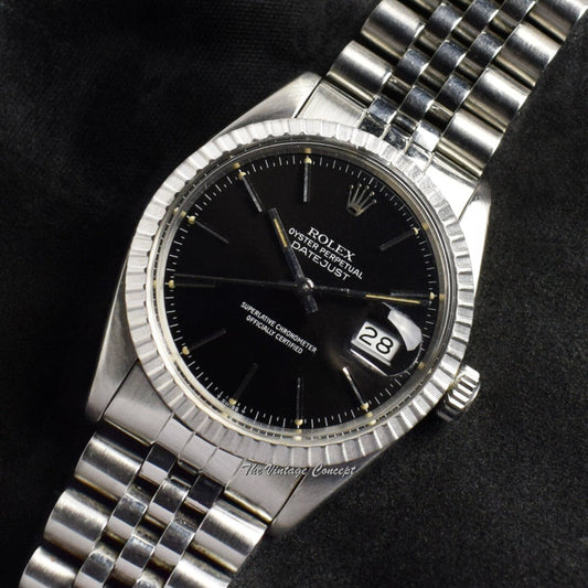 Rolex Datejust Black Dial 16030 (SOLD)