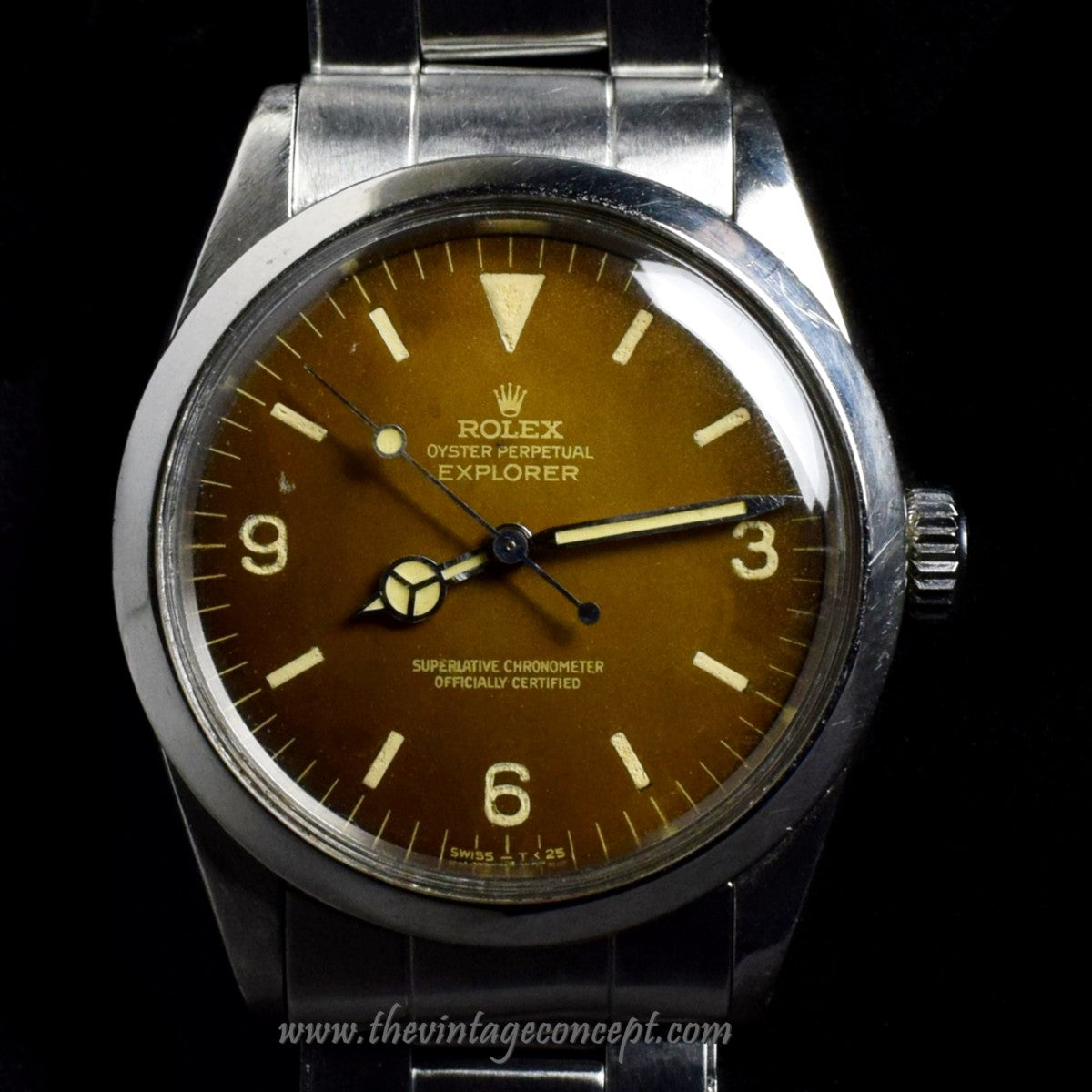 Rolex Explorer Tropical Gilt Dial 1016 (SOLD)