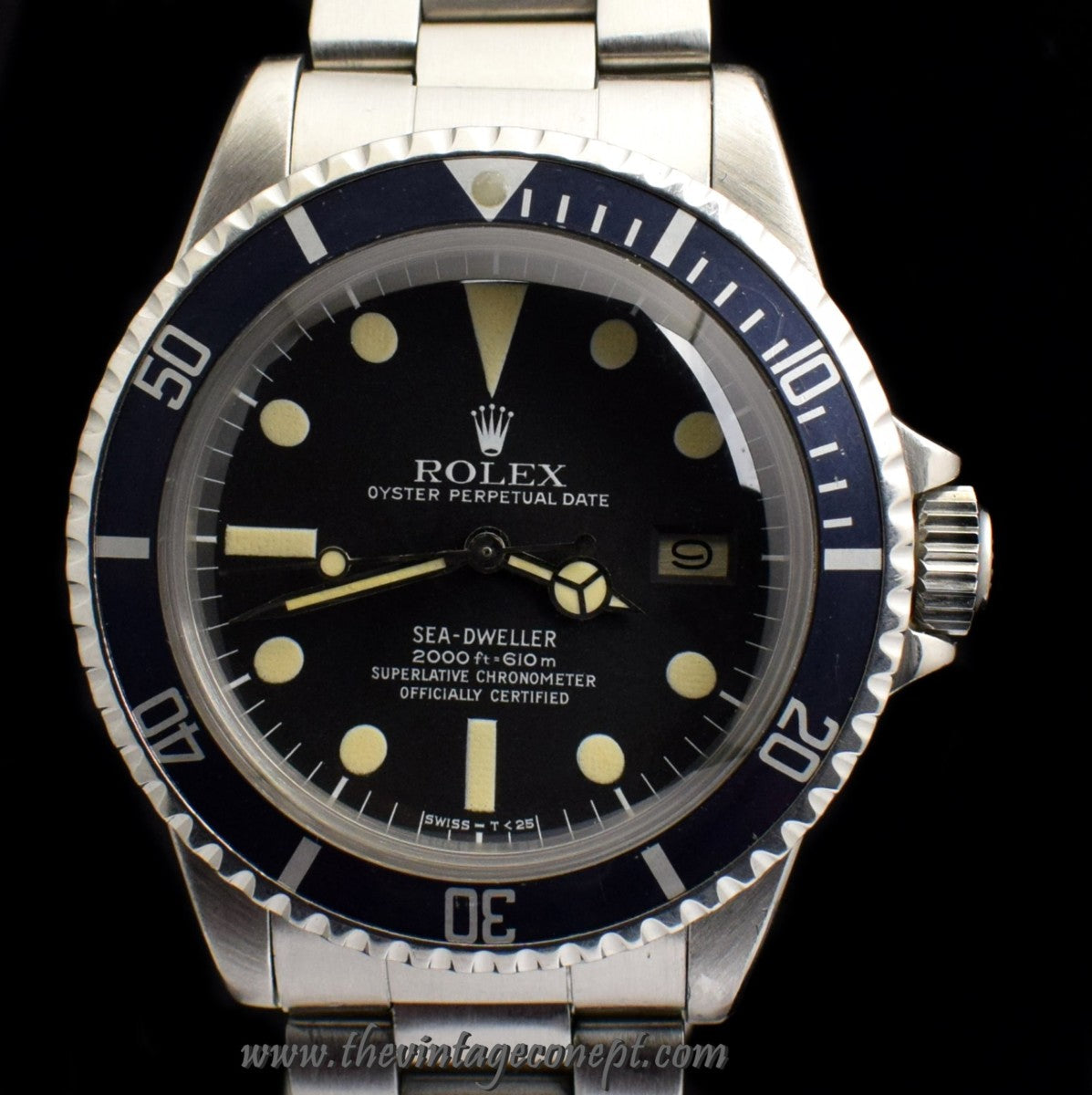 Rolex Sea-Dweller Great White 1665 w/ Original Punched Paper   ( SOLD )