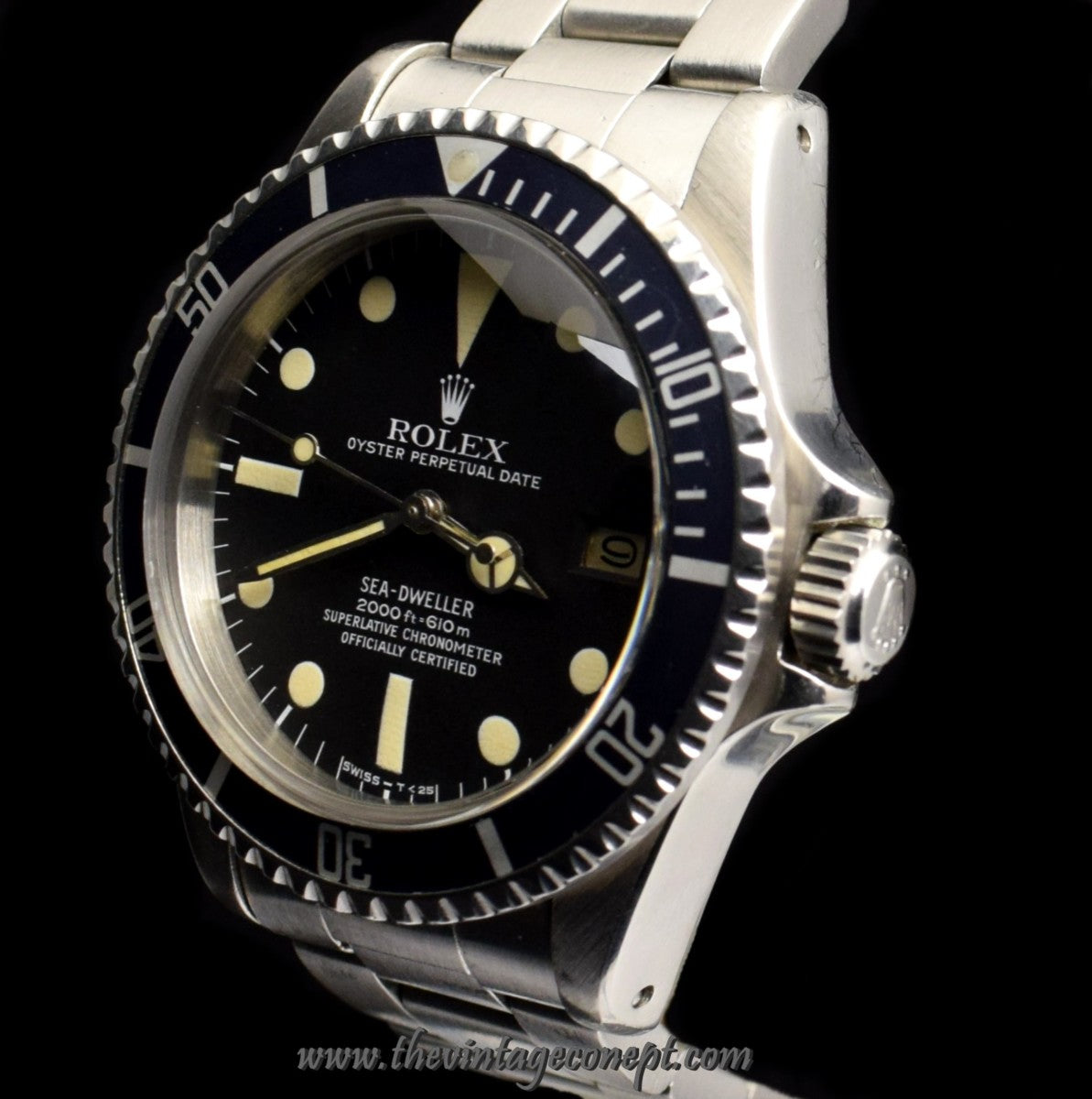 Rolex Sea-Dweller Great White 1665 w/ Original Punched Paper   ( SOLD )