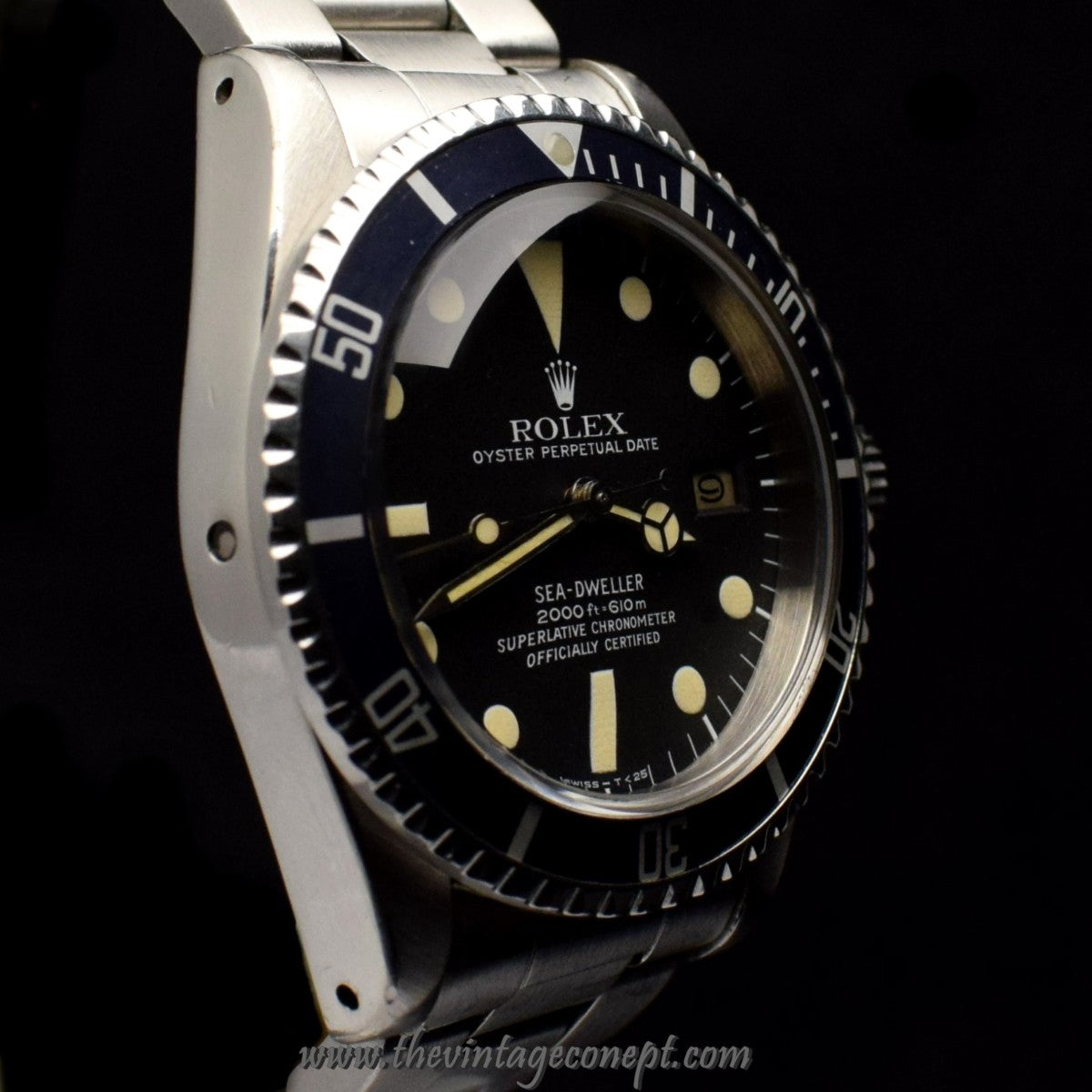 Rolex Sea-Dweller Great White 1665 w/ Original Punched Paper   ( SOLD )