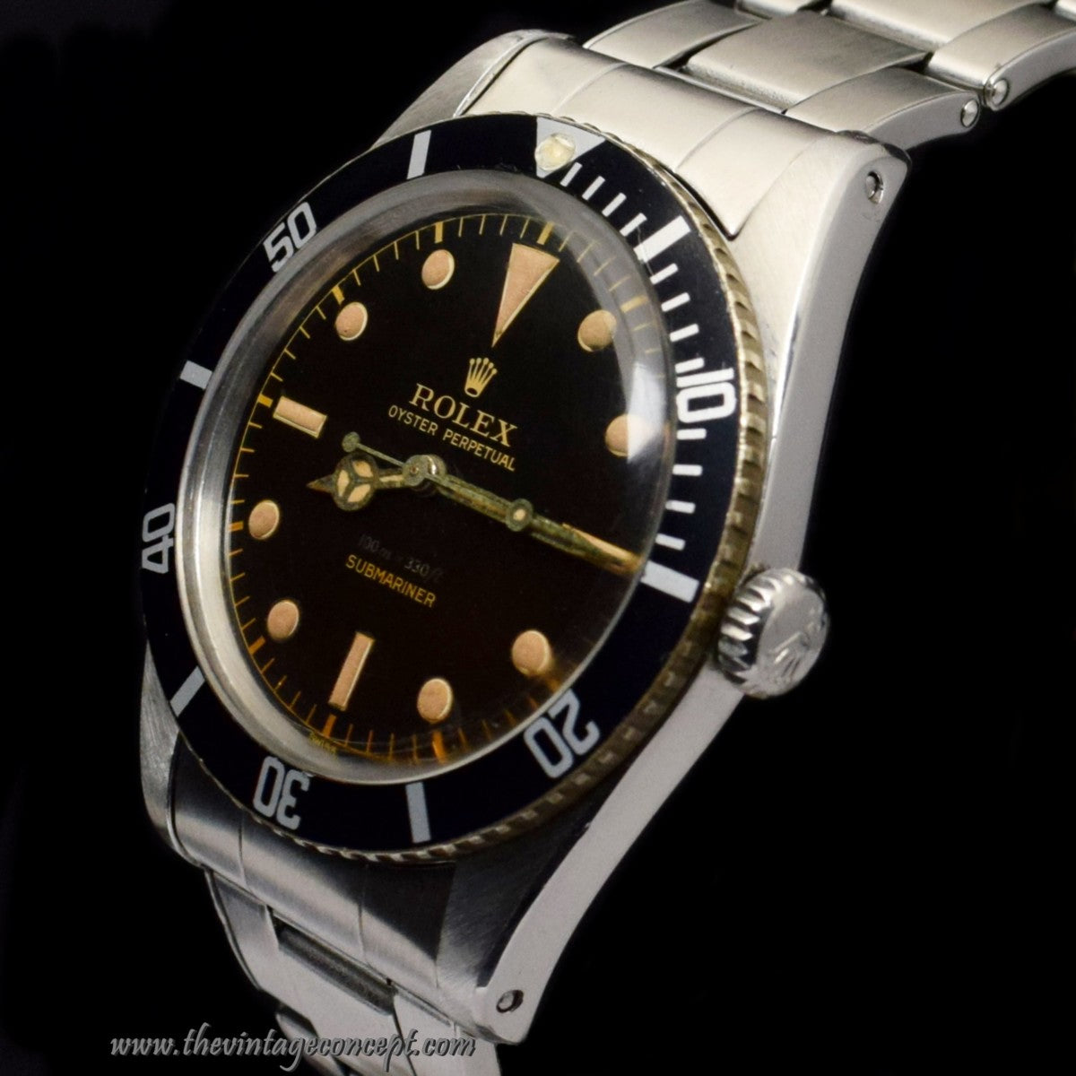 Rolex Submariner Small Crown Chocolate Gilt Dial 5508 (SOLD)