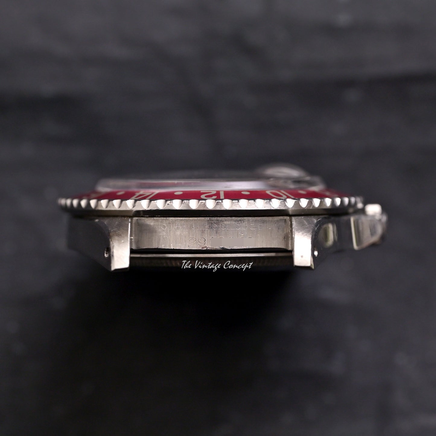 Rolex Steel GMT-Master “Pepsi” Long E Matte Dial w/ service paper Ref. 1675
