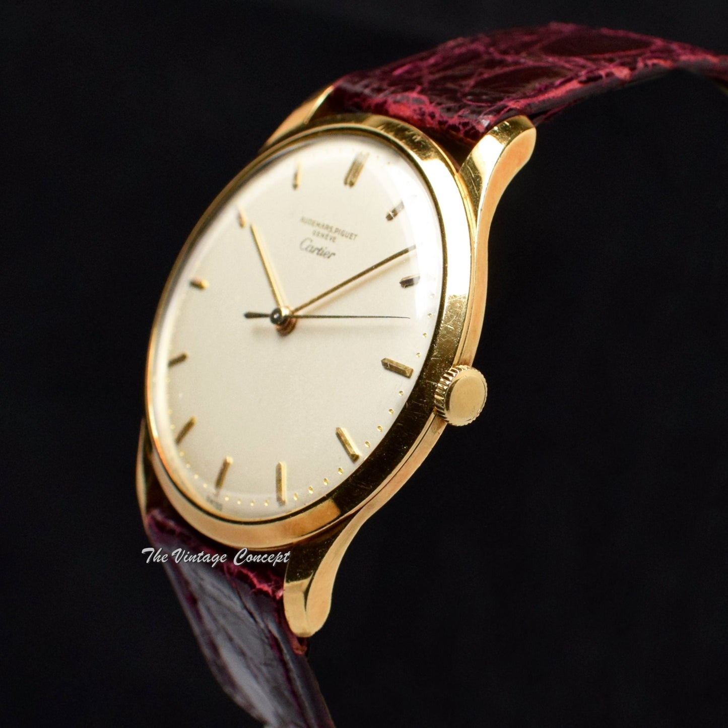 Vintage 18K YG AP Audemars Piguet Double Name Cartier Dress Watch (SOLD)