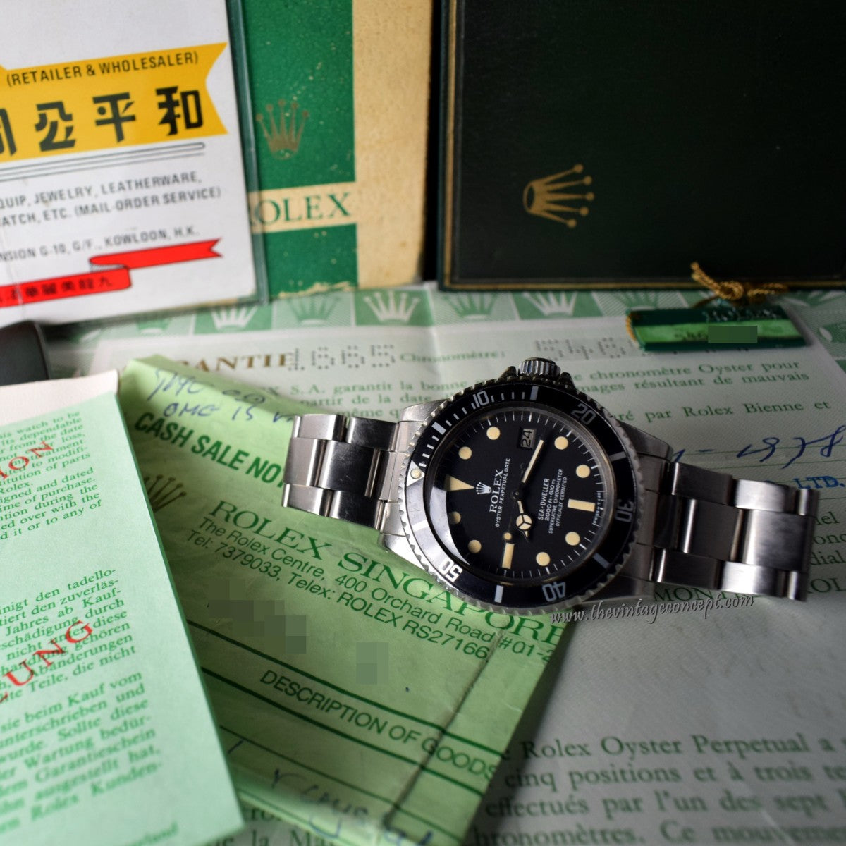 Rolex Sea-Dweller Great White MK I 1665 ( Box Set ) (SOLD)