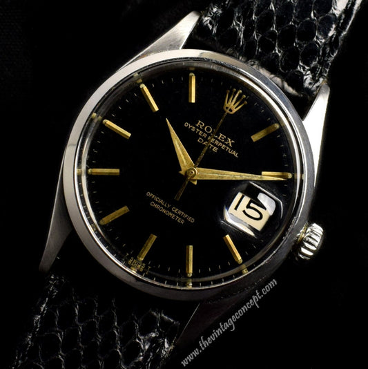 Rolex Oyster Perpetual Date Gilt Dial 6534 (SOLD)