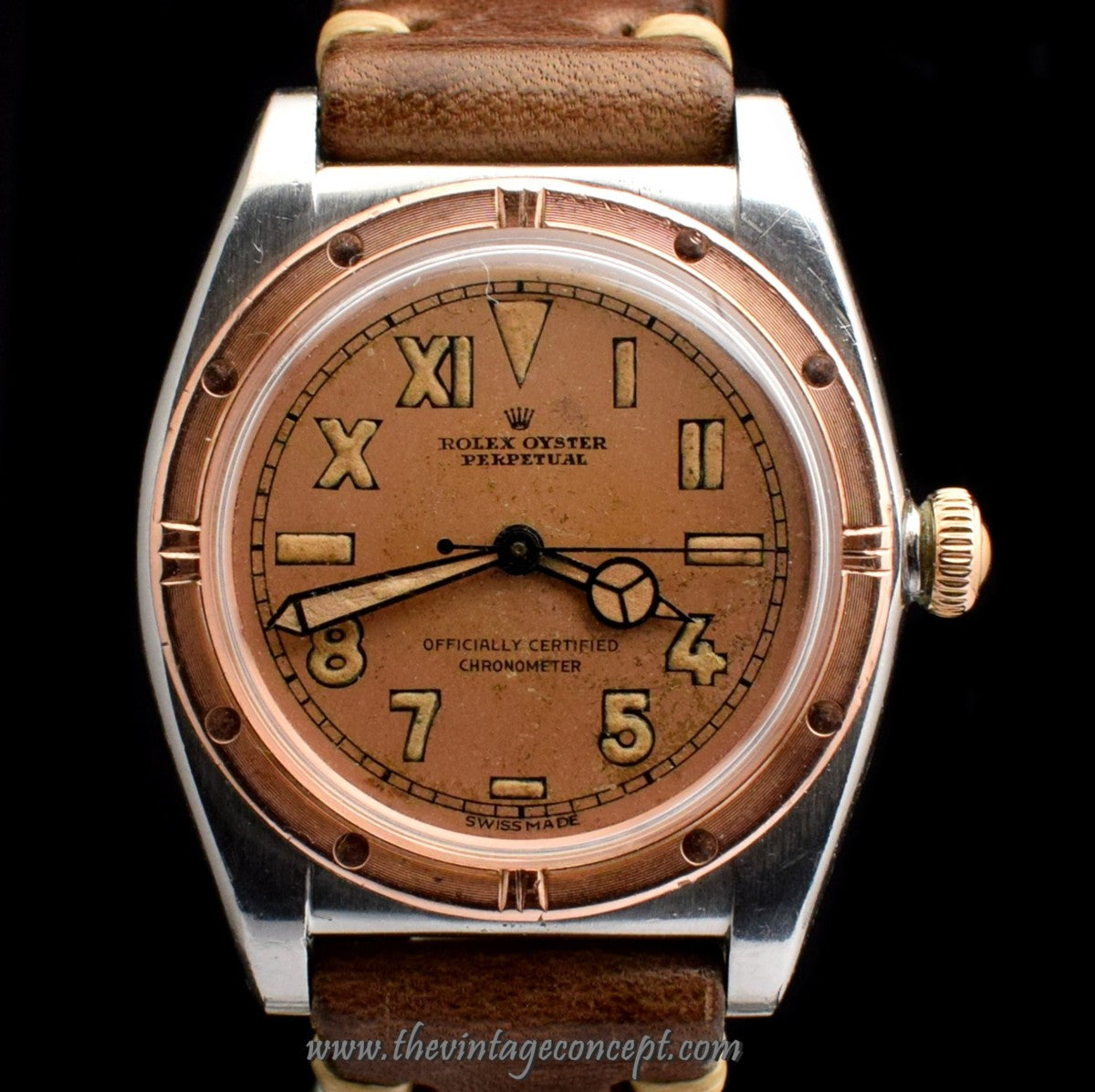 Rolex Bubbleback Two-Tones California Dial 3372 (SOLD)