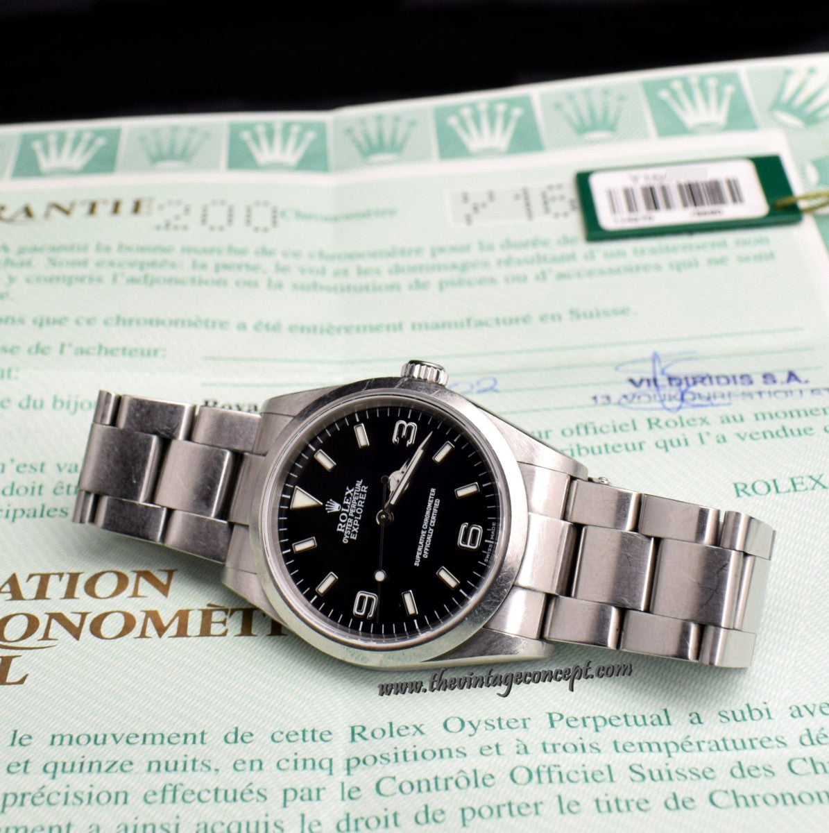 Rolex Explorer Untouched Unpolished 114270 w/ Original Paper & Tag (SOLD)