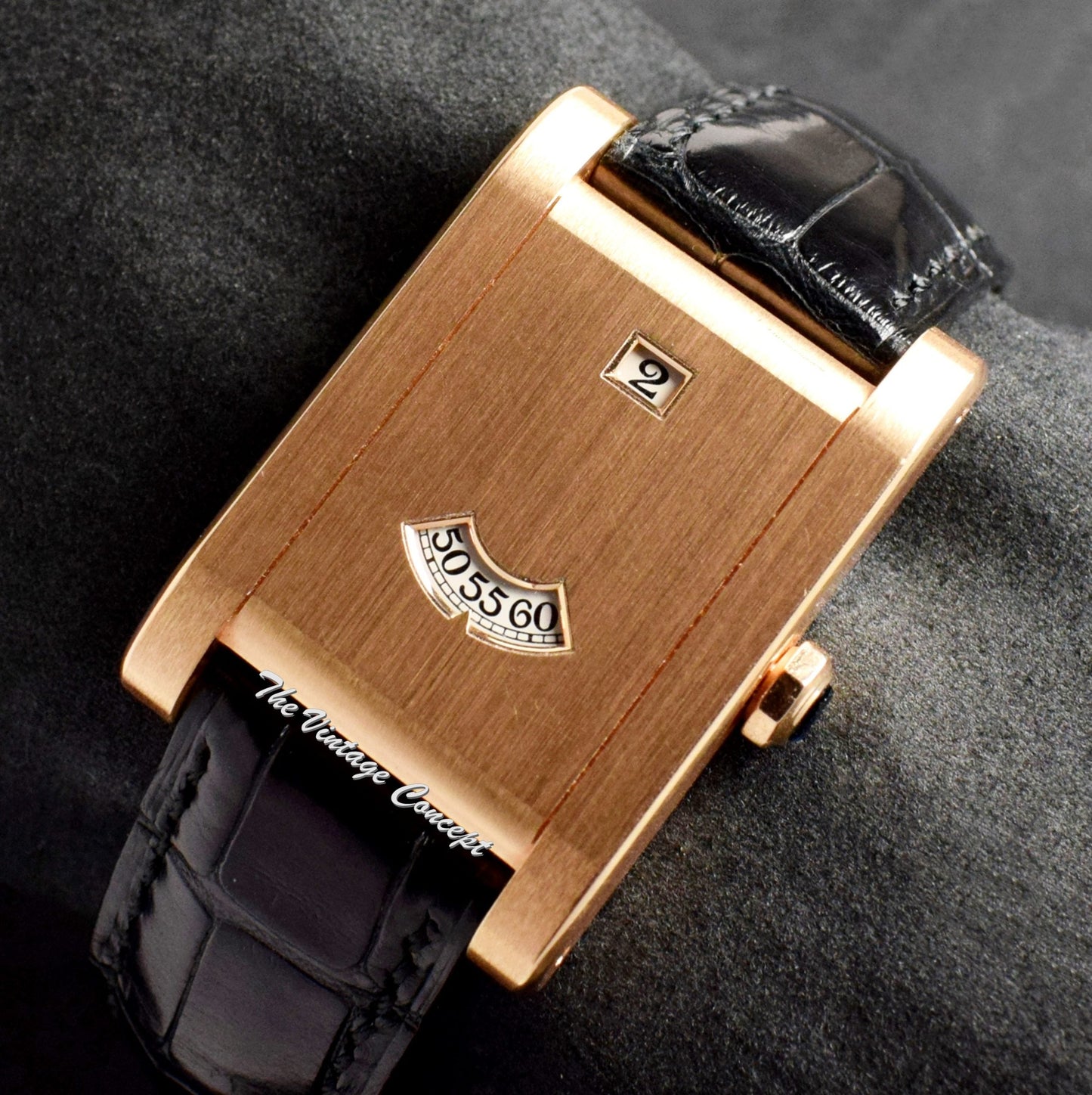 Cartier Tank à Guichets CPCP Rose Gold Jump Hour Limited Edition 2817 (SOLD)