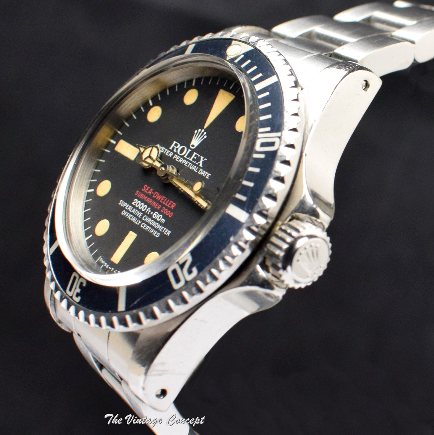 Rolex Double Red Sea-Dweller MK IV 1665 with Rolex Service Paper  (SOLD)