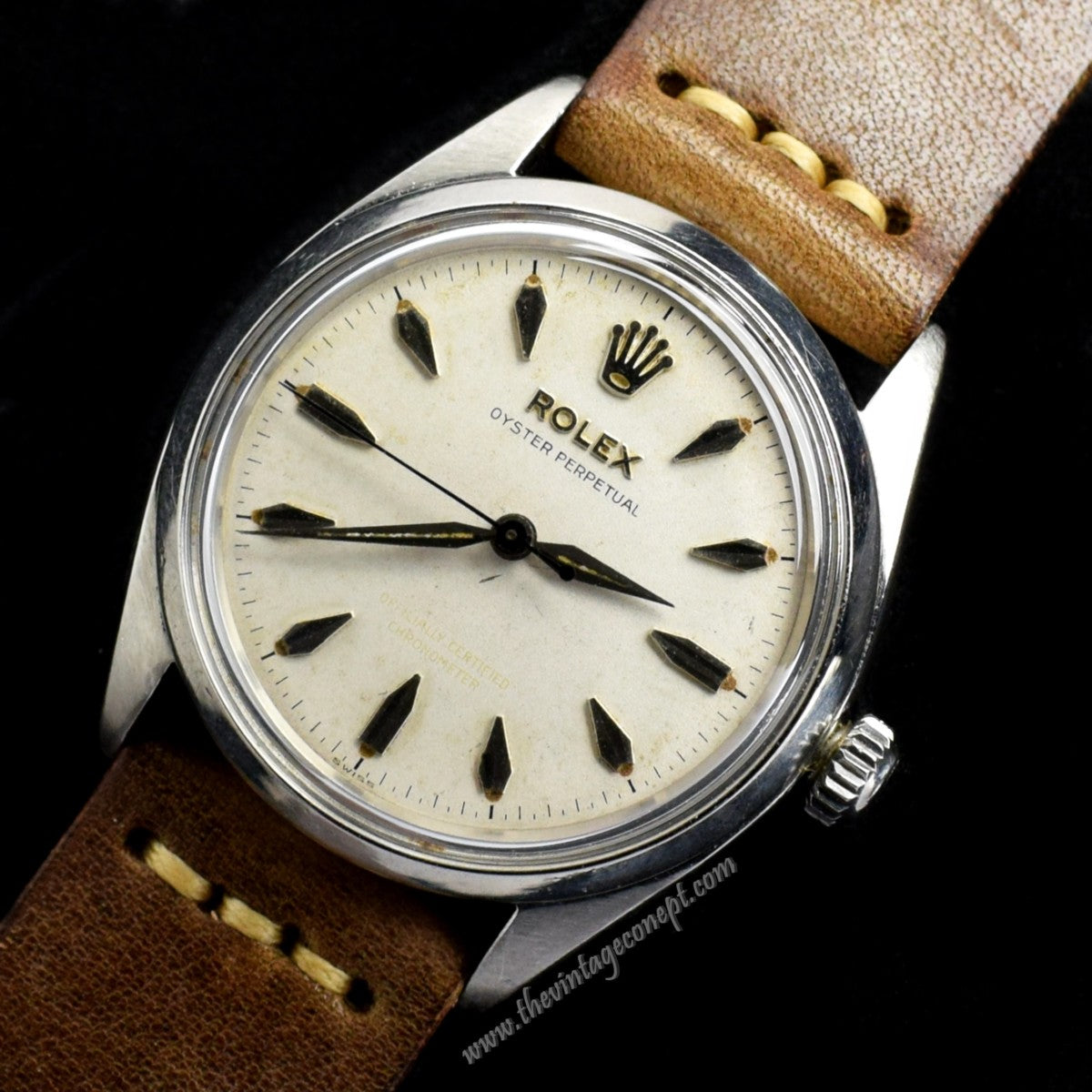 Rolex Oyster Perpetual White Dial 6564 (SOLD)