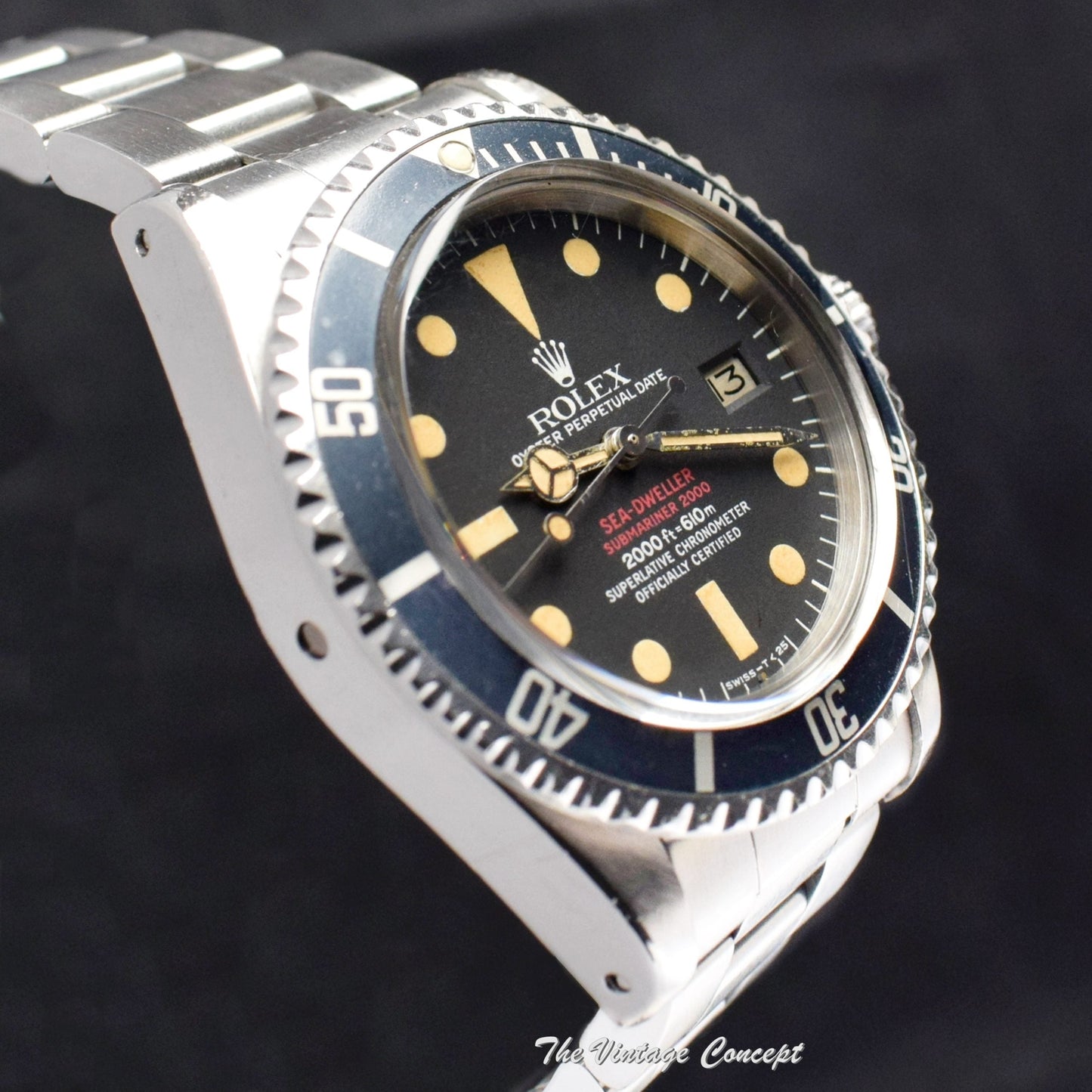 Rolex Double Red Sea-Dweller MK IV 1665 with Rolex Service Paper  (SOLD)