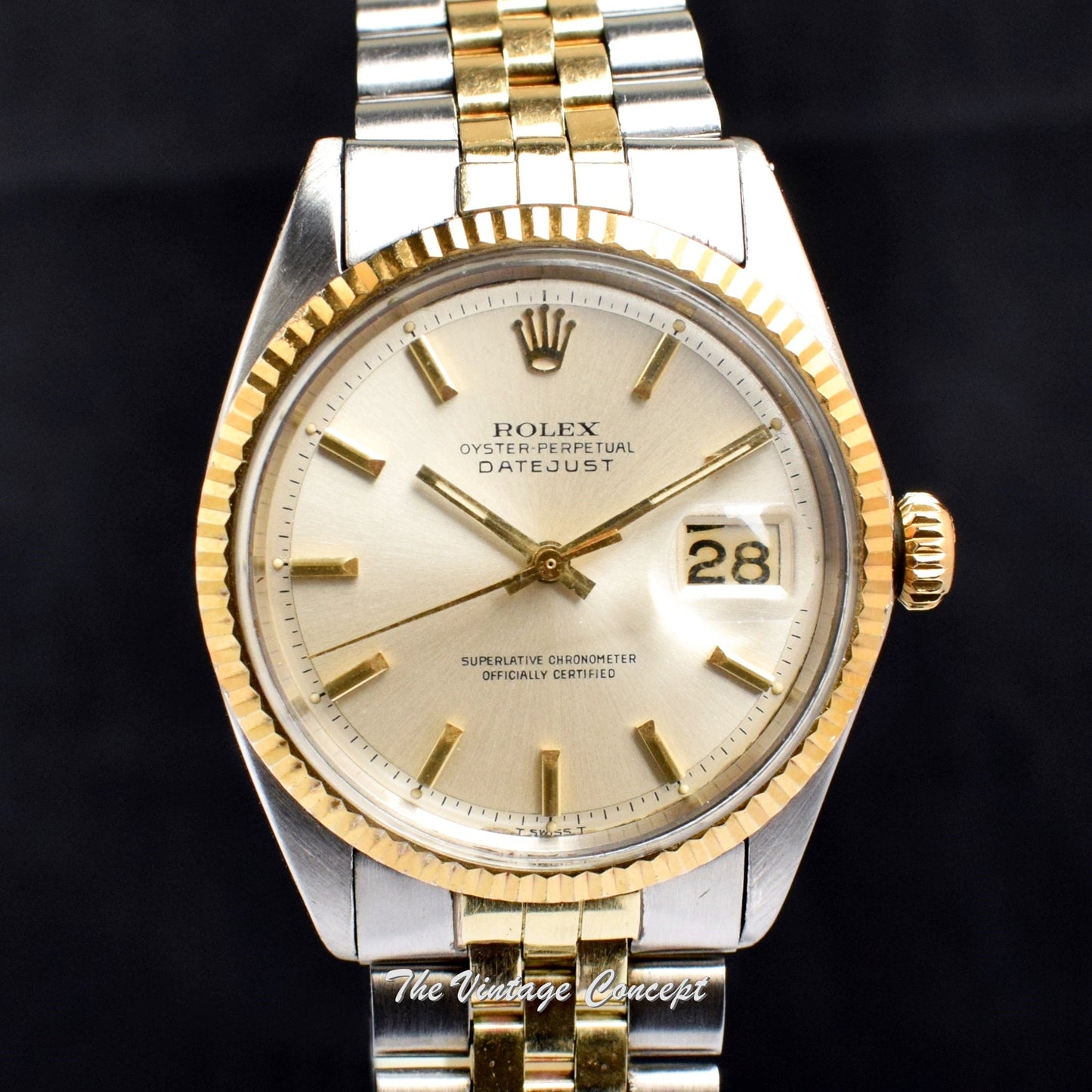 Rolex Datejust Two-Tone Silver Dial 1601 (SOLD)