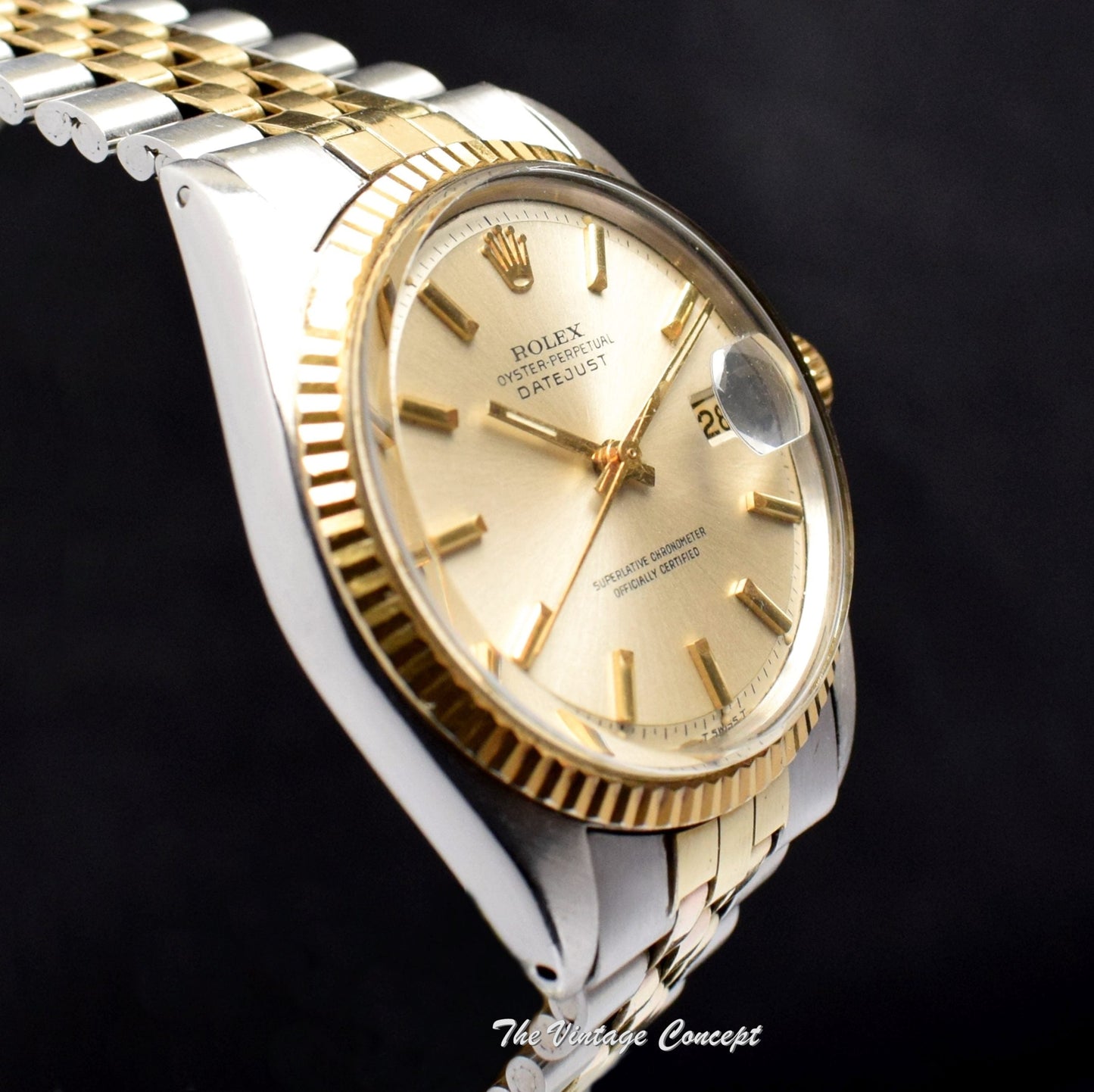 Rolex Datejust Two-Tone Silver Dial 1601 (SOLD)