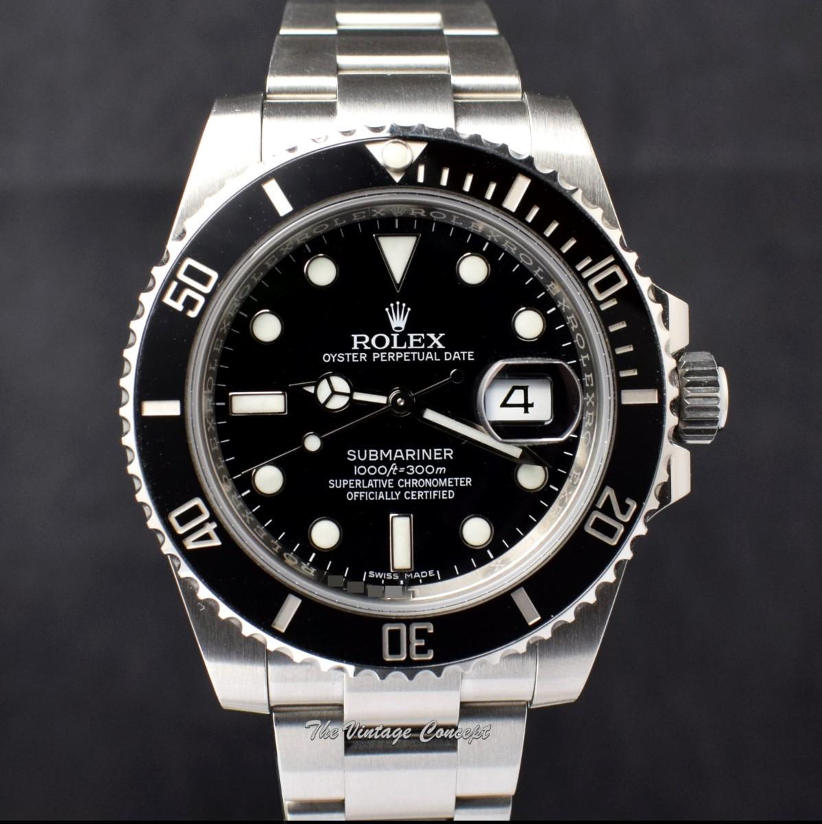 Rolex Steel Submariner Date 116610LN w/ Original Guarantee Card (SOLD)