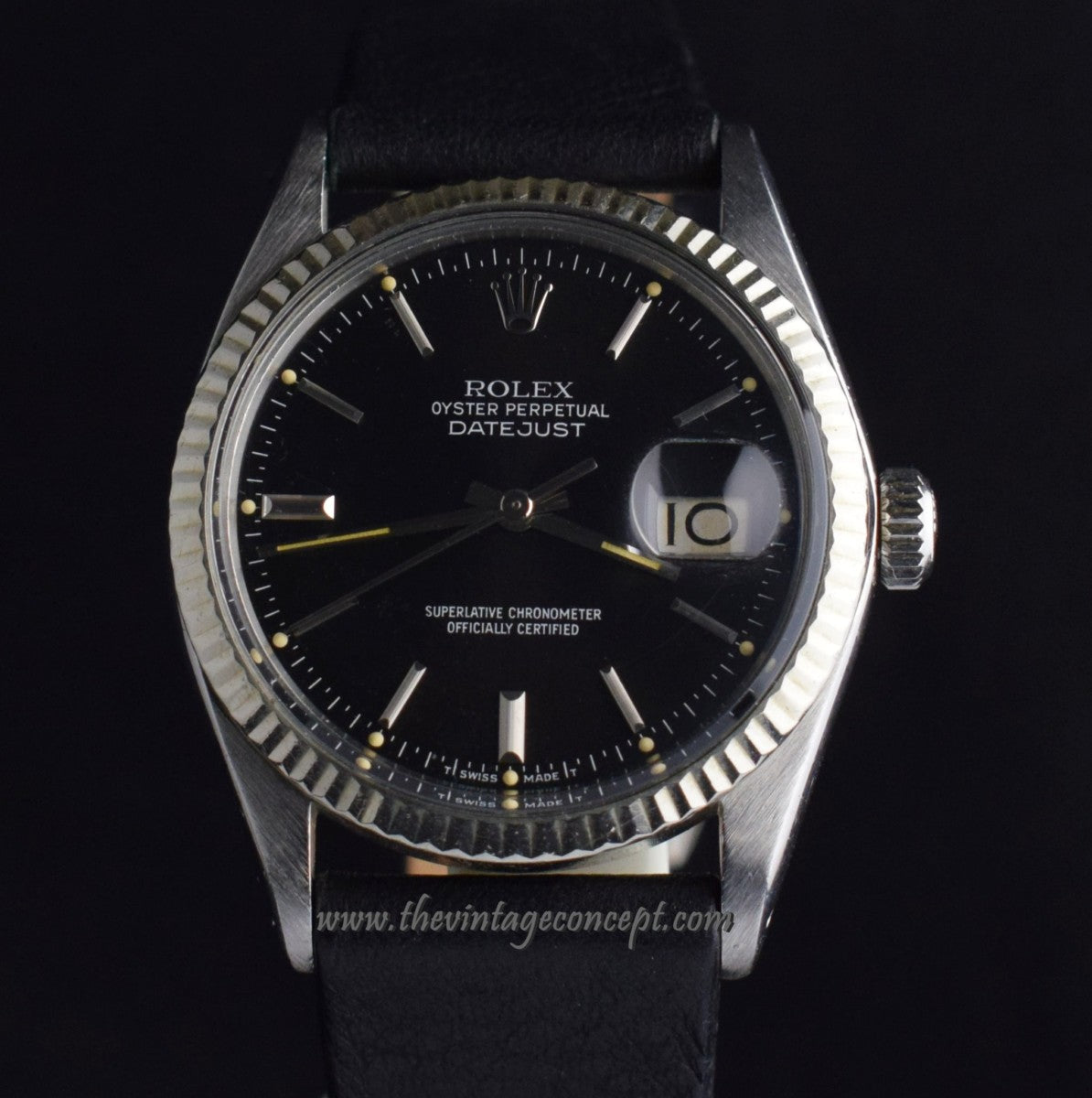 Rolex Datejust Black Dial 16014 (SOLD)