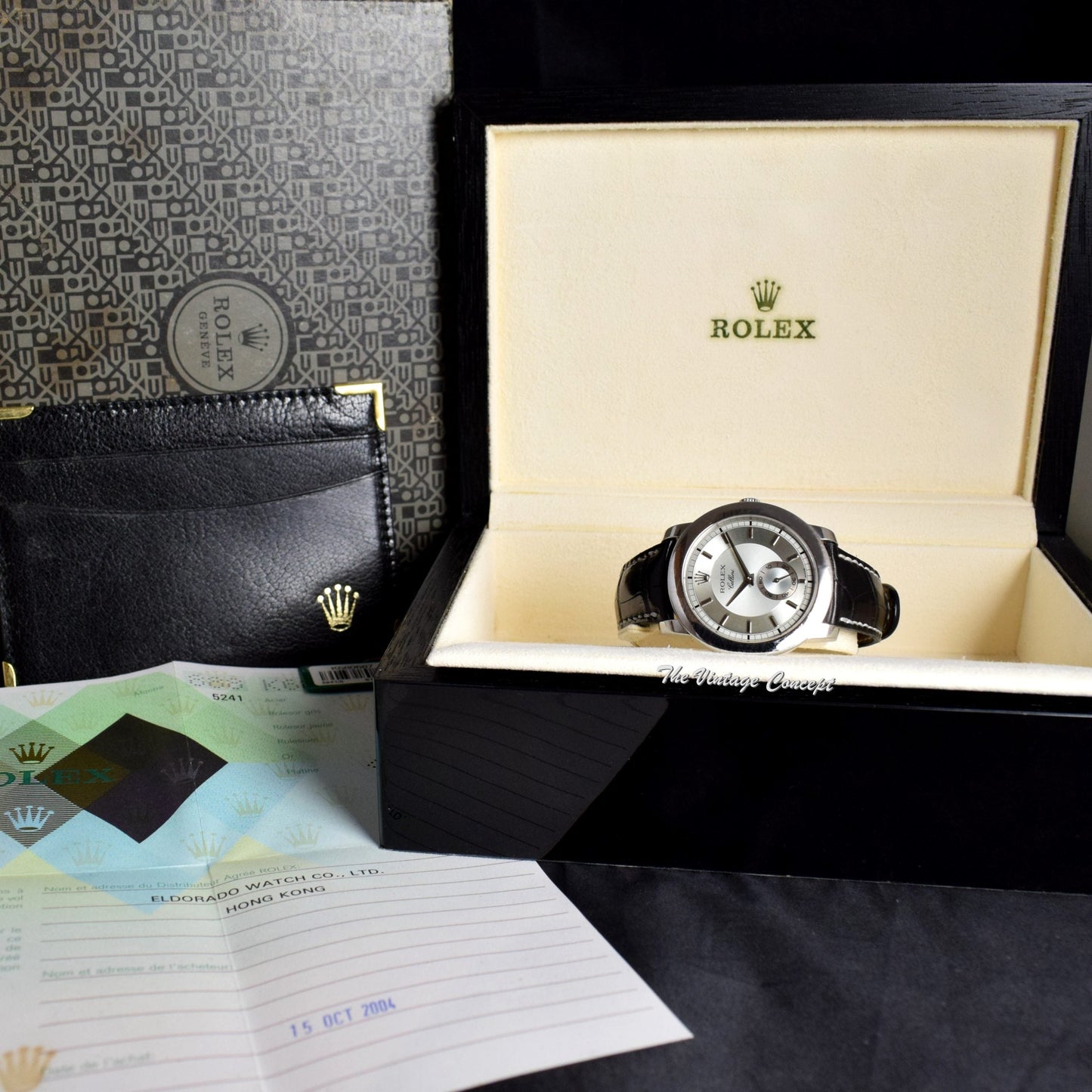 Rolex Cellini Cellinium Platinum 5241/6 Dress Watch (Box Set) (SOLD)