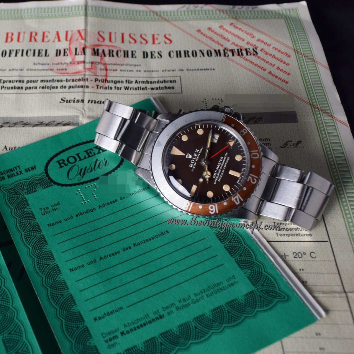 Rolex GMT-Master Tropical Matte Dial 1675 w/ Double Papers (SOLD)