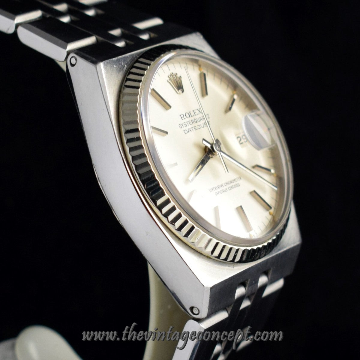 Rolex Datejust Oysterquartz Silver Dial 17014 (Full Set)   ( SOLD )