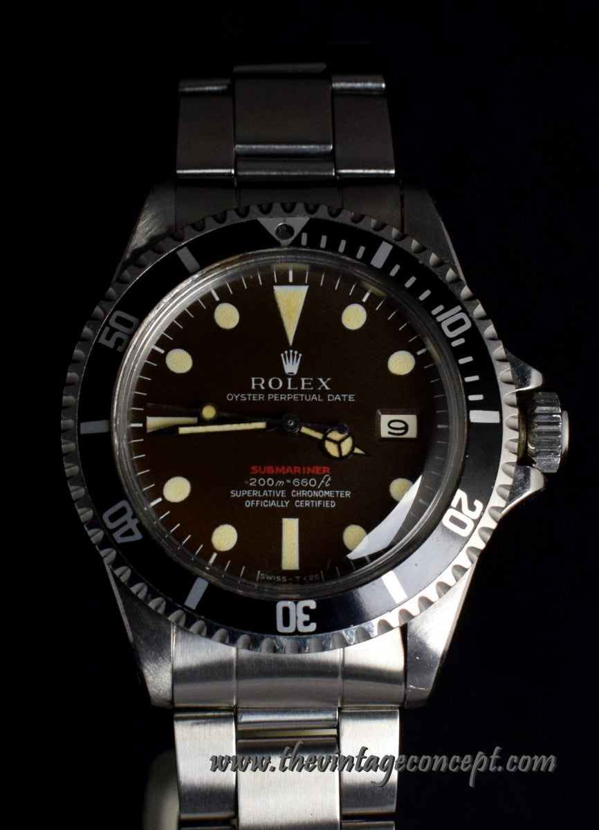 Rolex Tropical Submariner Single Red MK II 1680 (SOLD)