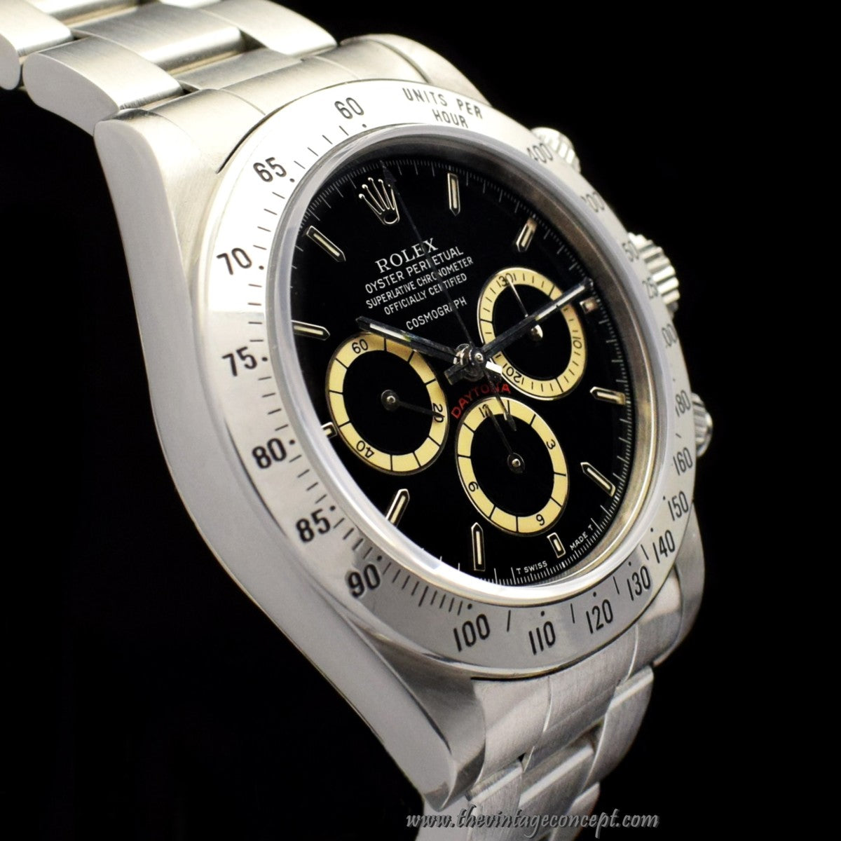 Rolex Daytona Black "Floating" Dial 16520 w/ Service Paper (SOLD)